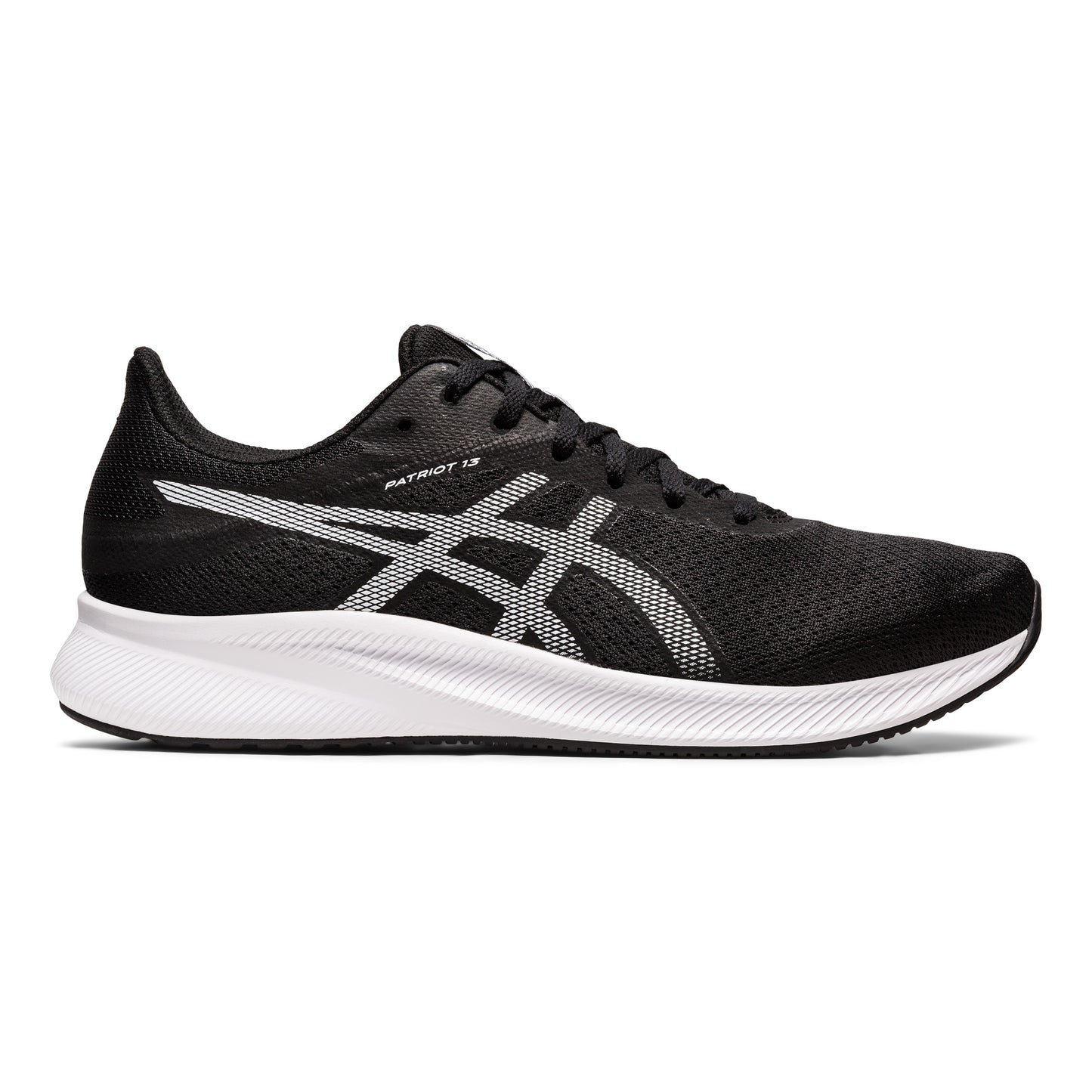 ASICS Patriot 13 Zapatilla neutral Hombres - negro, blanco