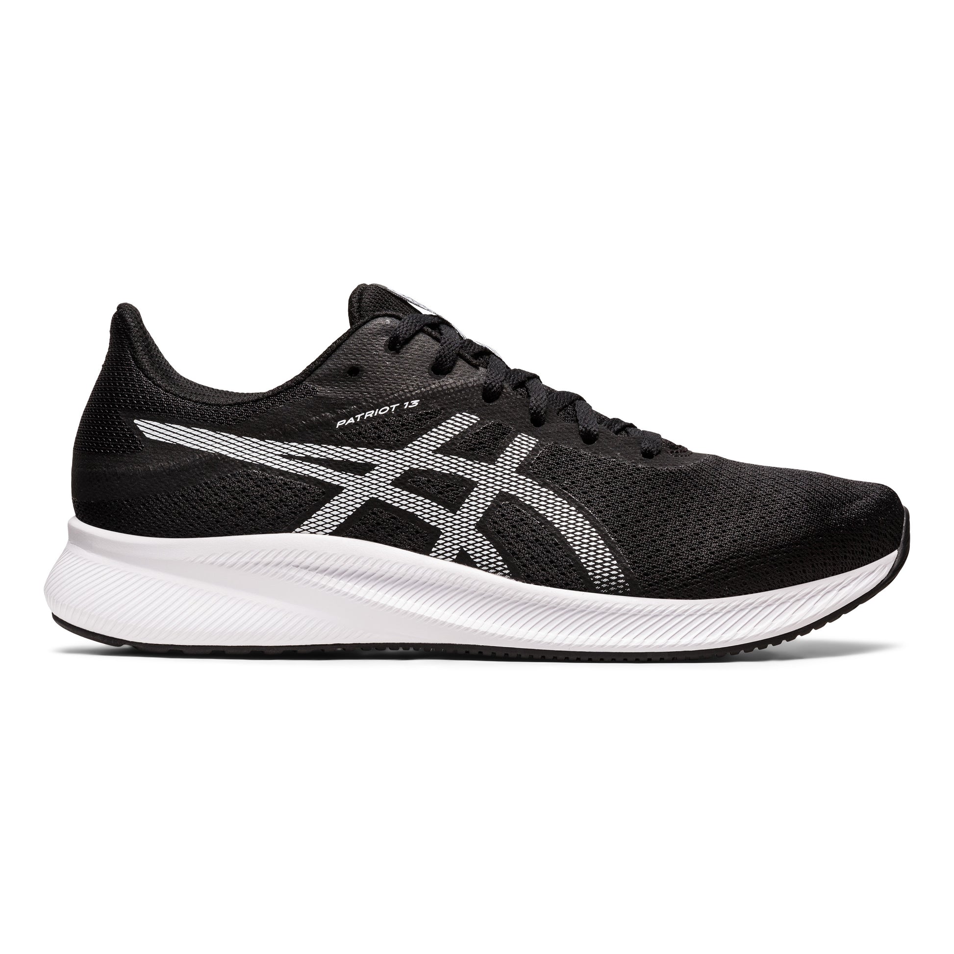 ASICS Patriot 13 Zapatilla neutral Hombres - negro, blanco