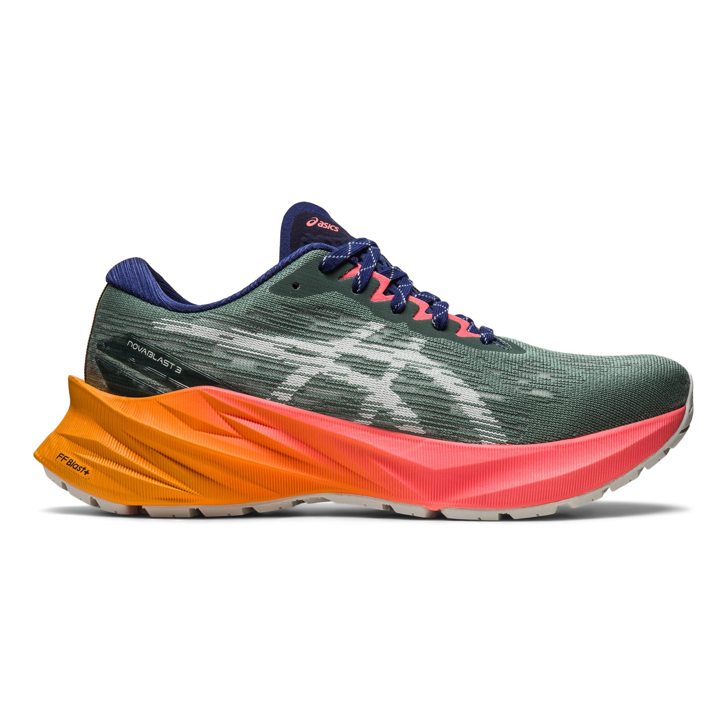 ASICS Novablast 3 TR Zapatilla trail Mujeres - azul, naranja