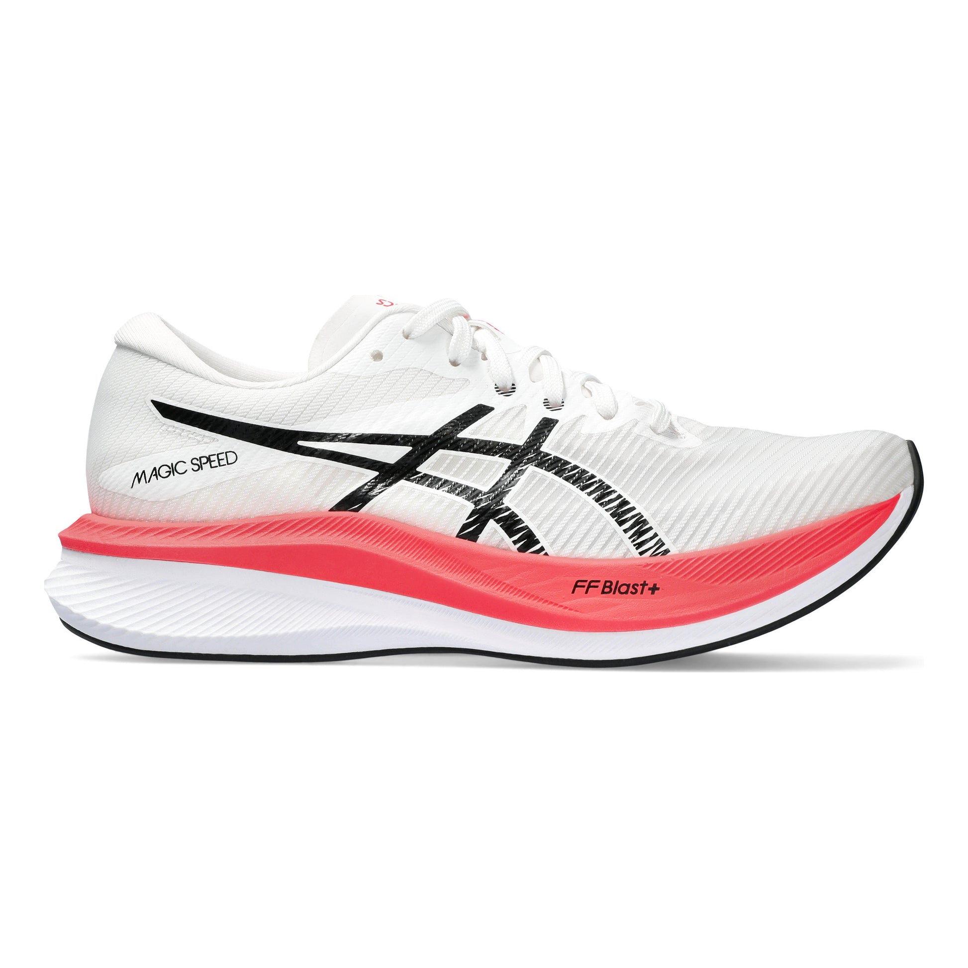 ASICS Magic Speed 3 Zapatilla de competición Mujeres - blanco, negro