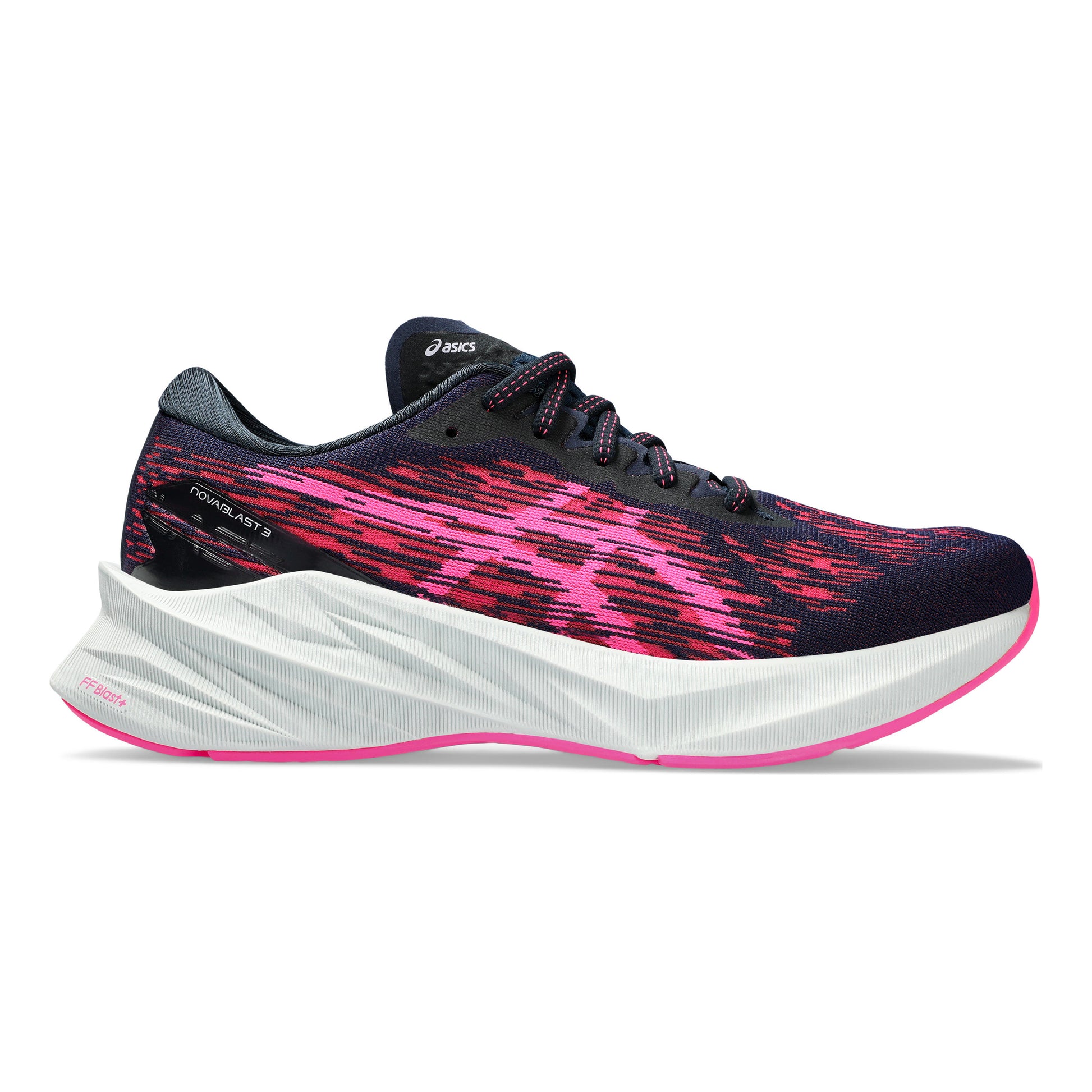 ASICS Novablast 3 Zapatilla neutral Mujeres - azul oscuro, rosa