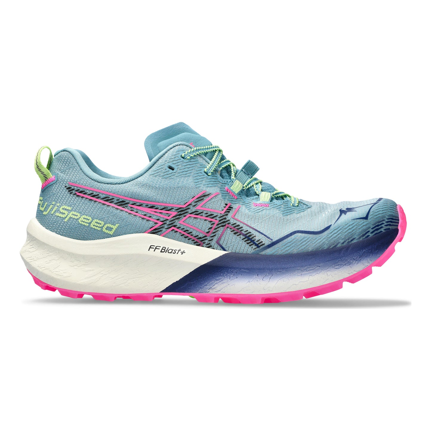 ASICS Fujispeed 2 Zapatilla trail Mujeres - color petróleo, verde