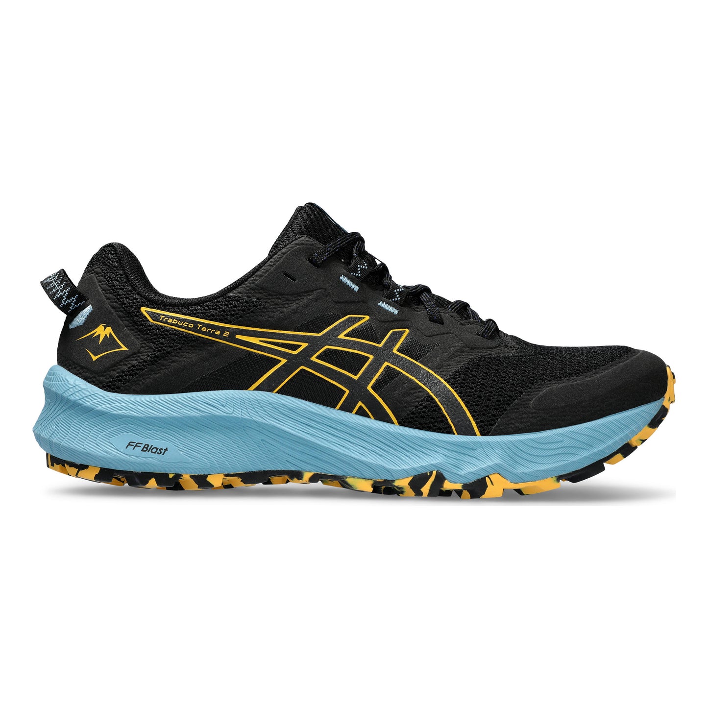 ASICS Trabuco Terra 2 Zapatilla trail Hombres - negro, color petróleo