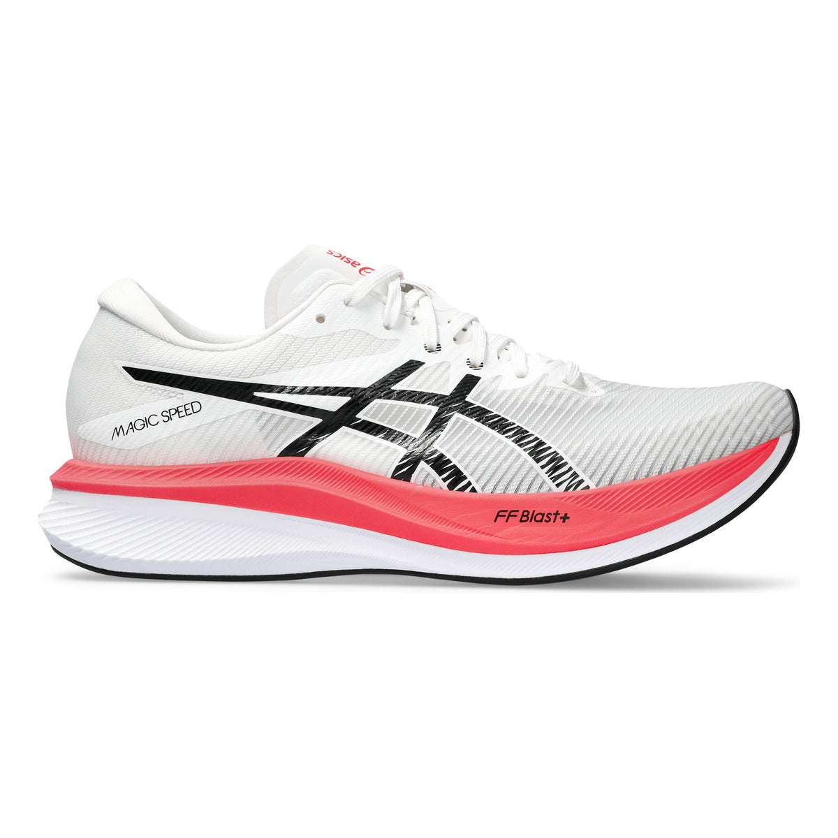ASICS Magic Speed 3 Zapatilla de competición Hombres - negro, blanco
