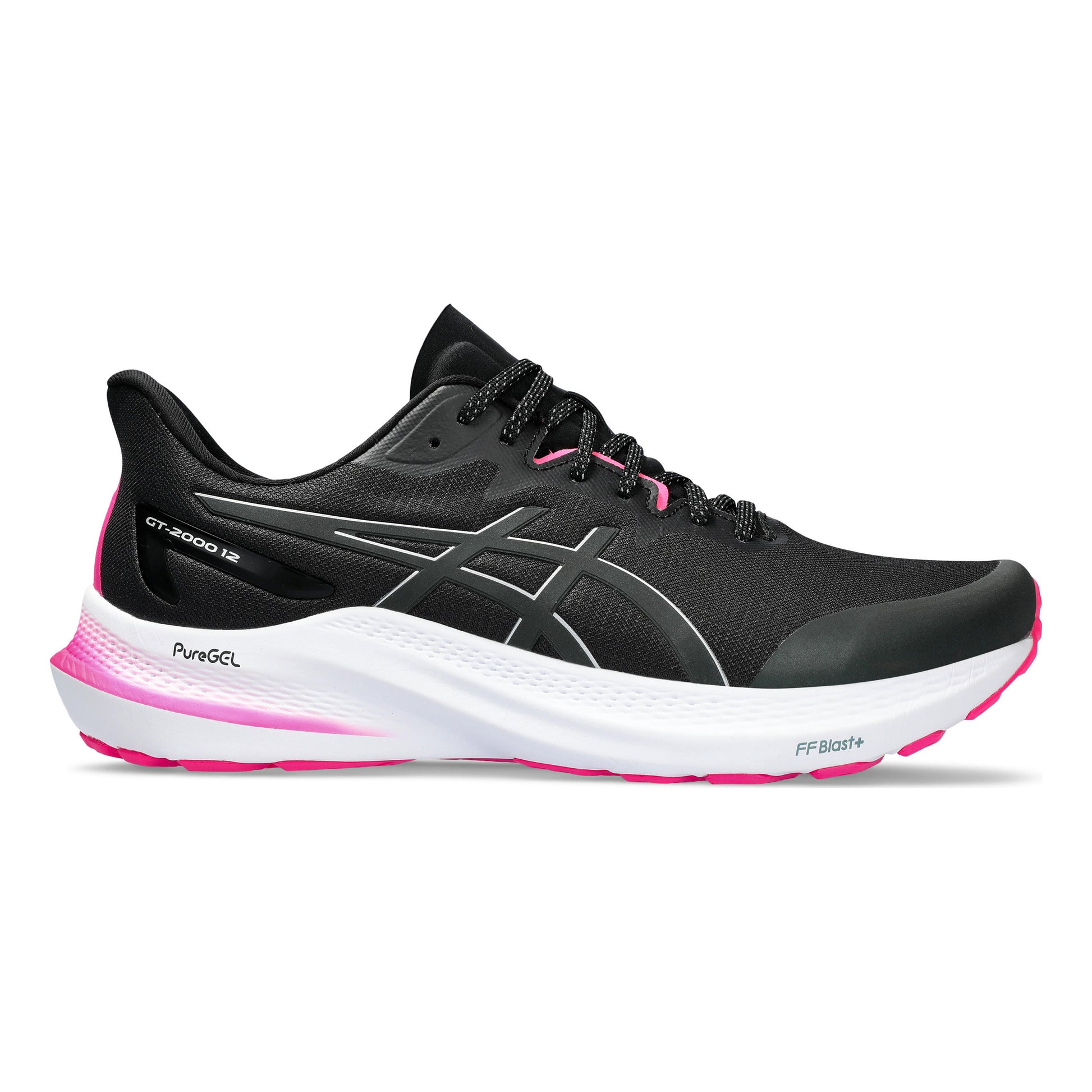 ASICS GT-2000 12 Lite-Show Zapatilla de estabilidad Hombres - negro, rosa