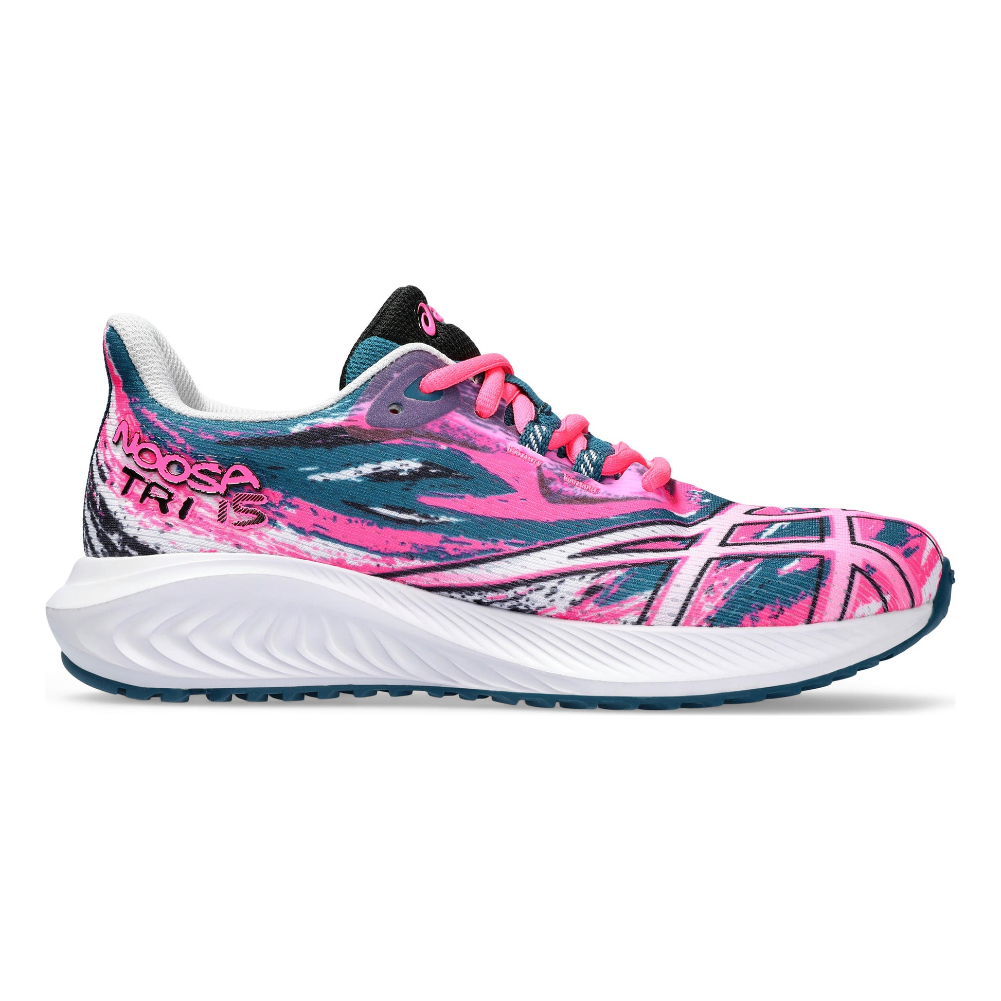 ASICS Gel-Noosa Tri 15 GS Zapatilla de competición Niños - rosa, color petróleo