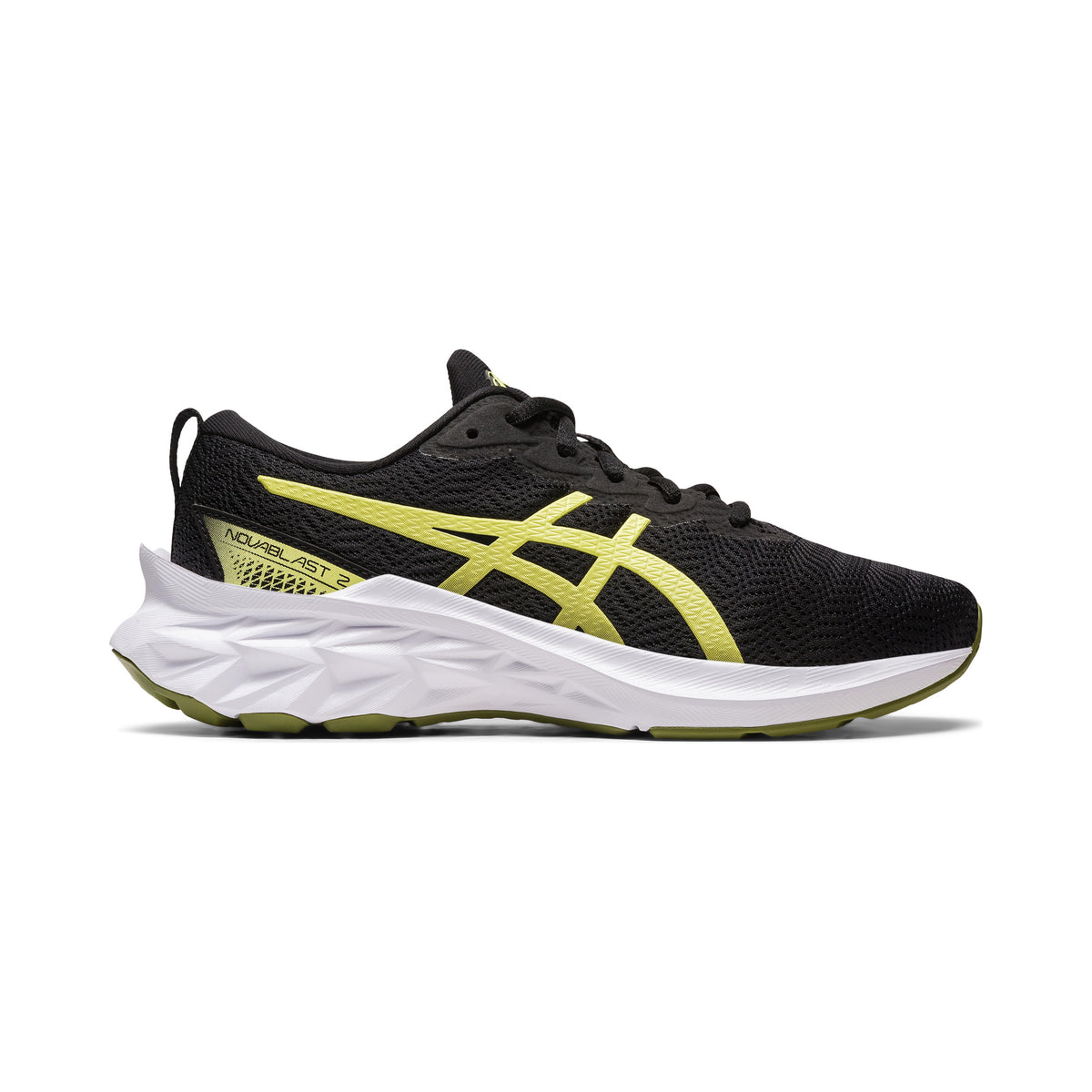 ASICS Novablast 2 GS Zapatilla neutral Niños - negro, amarillo neón