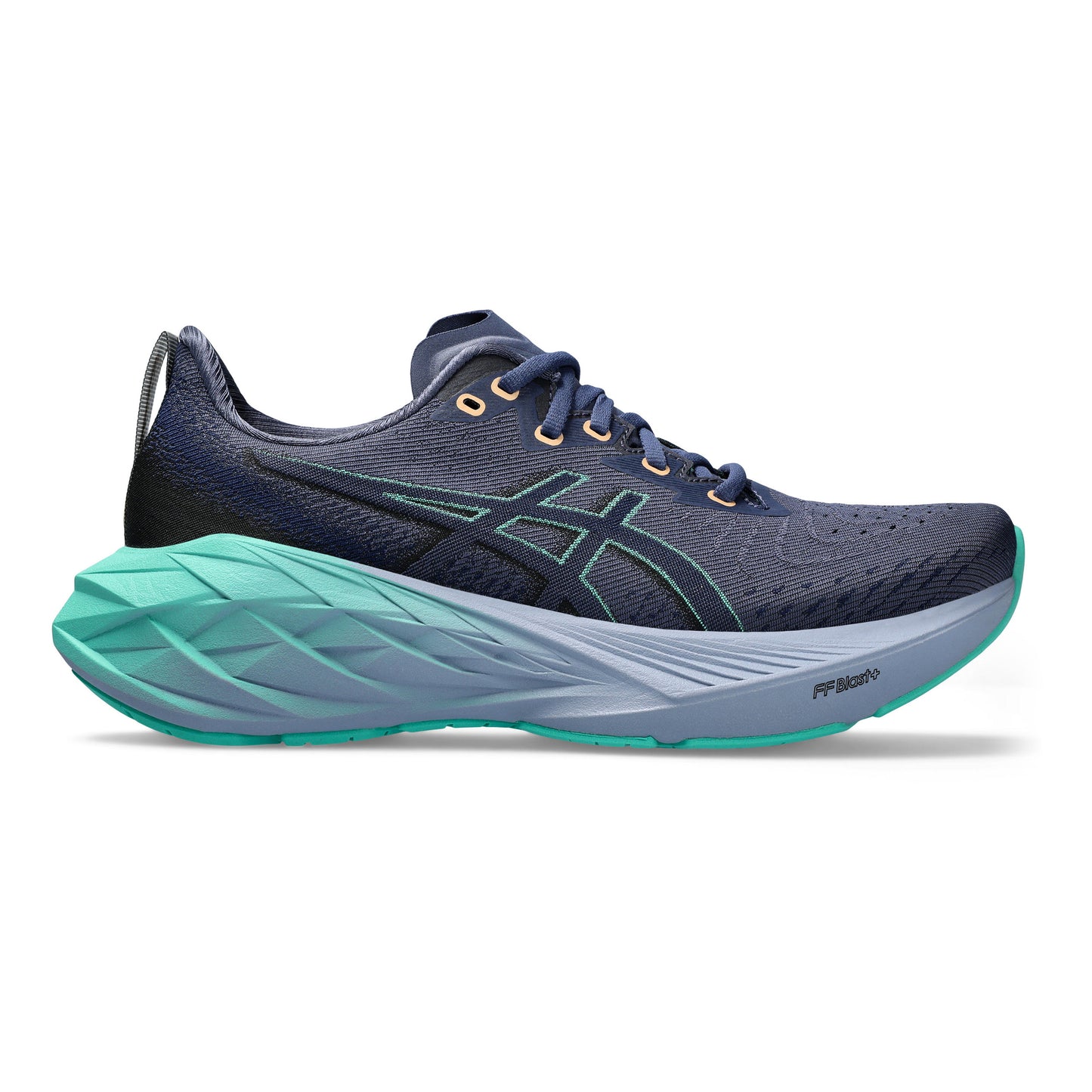 ASICS Novablast 4 Zapatilla neutral Mujeres - azul oscuro, verde