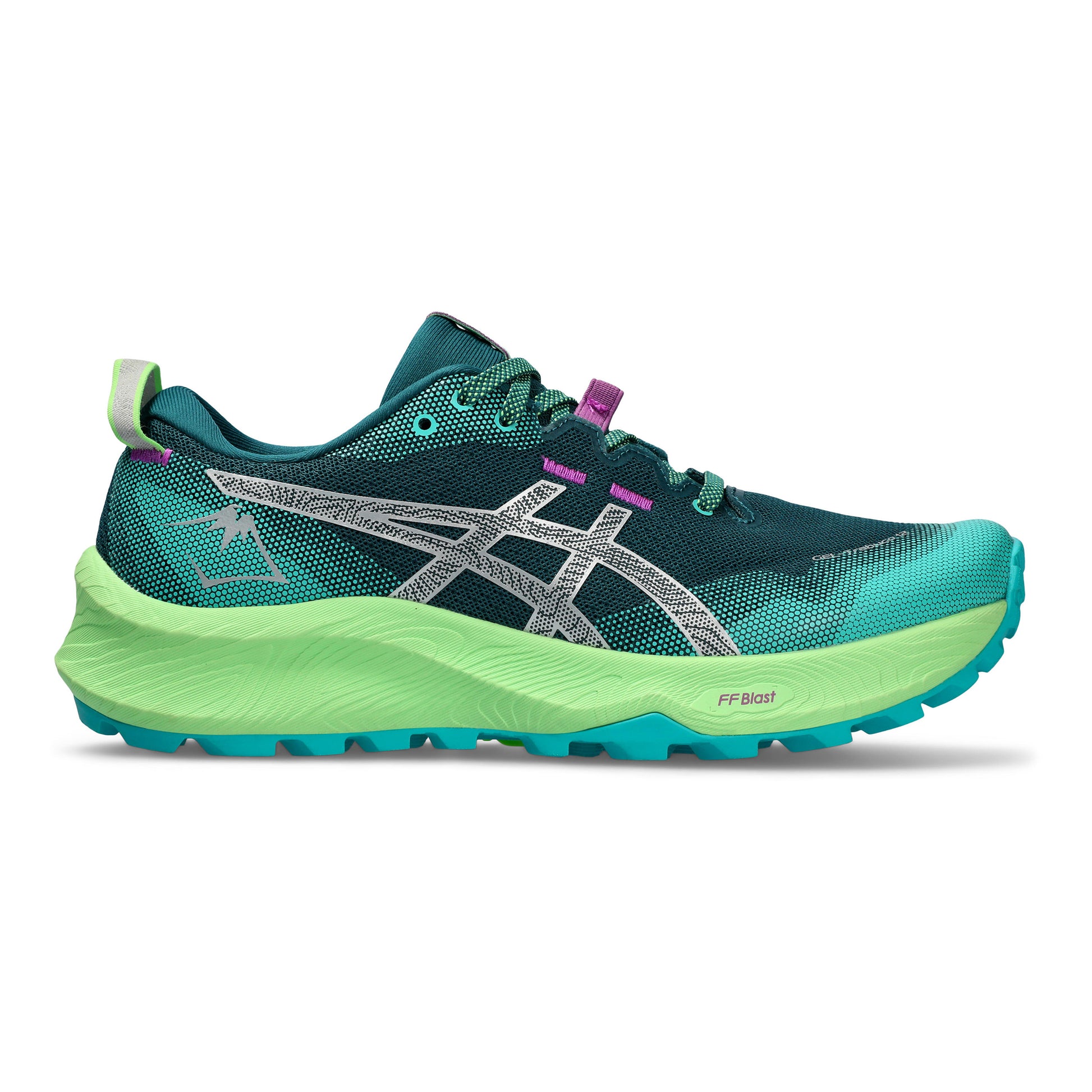 ASICS Gel-Trabuco 12 Zapatilla trail Mujeres - color petróleo, multicolor