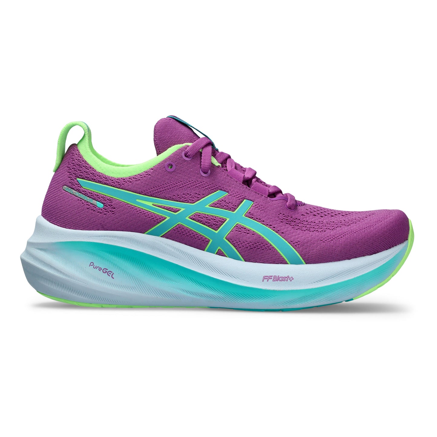 ASICS Gel-Nimbus 26 Lite-Show Zapatilla neutral Mujeres - verde neón, multicolor