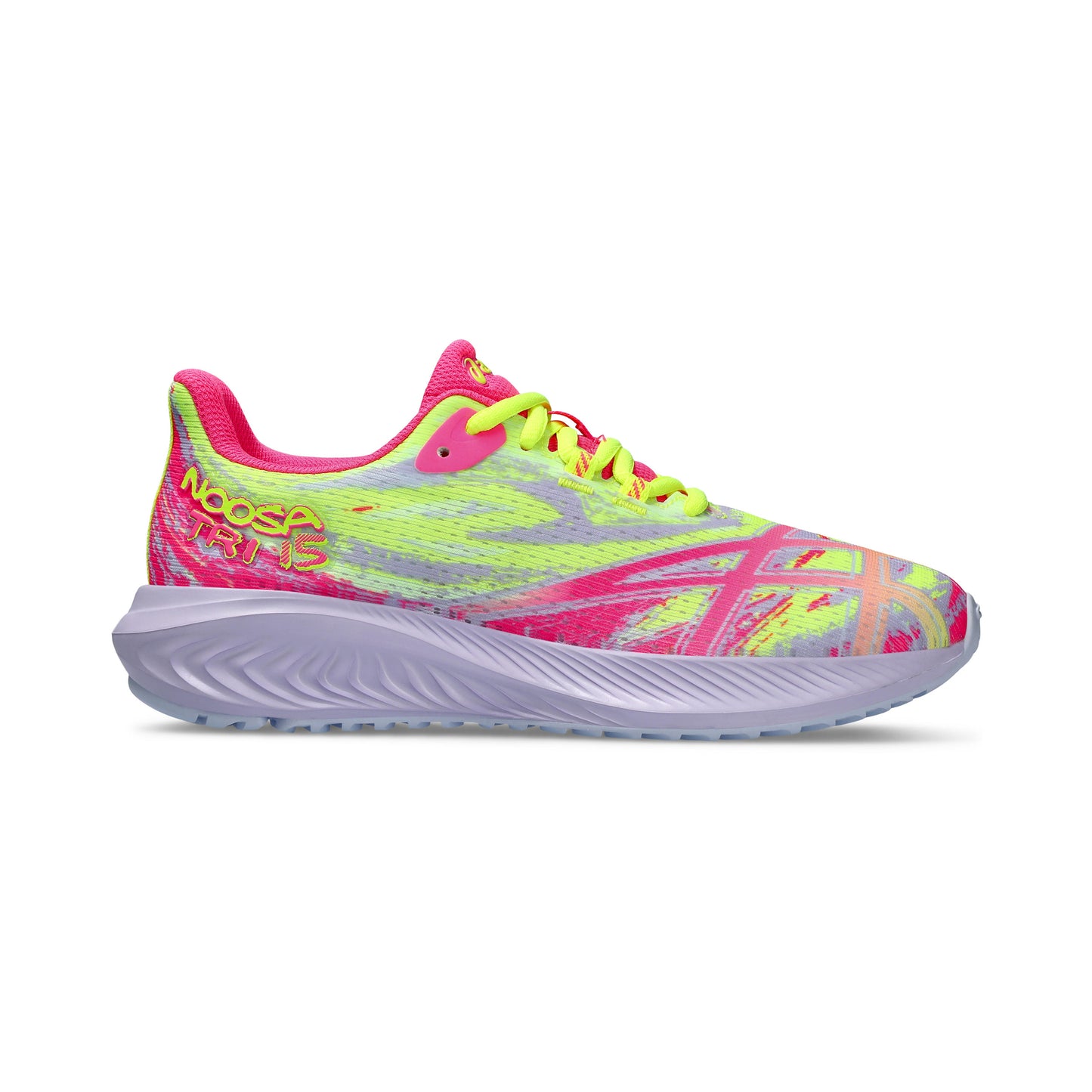 ASICS Gel-Noosa Tri 15 GS Zapatilla de competición Niños - lila, rosa