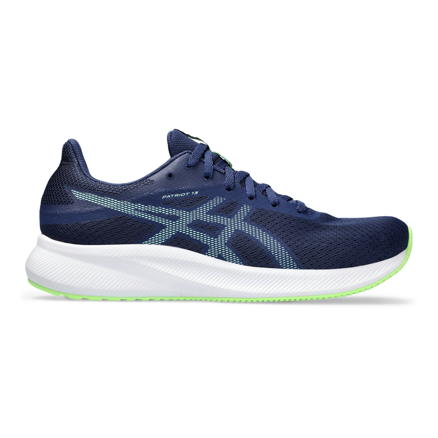 ASICS Patriot 13 Zapatilla neutral Hombres - azul oscuro, turquesa