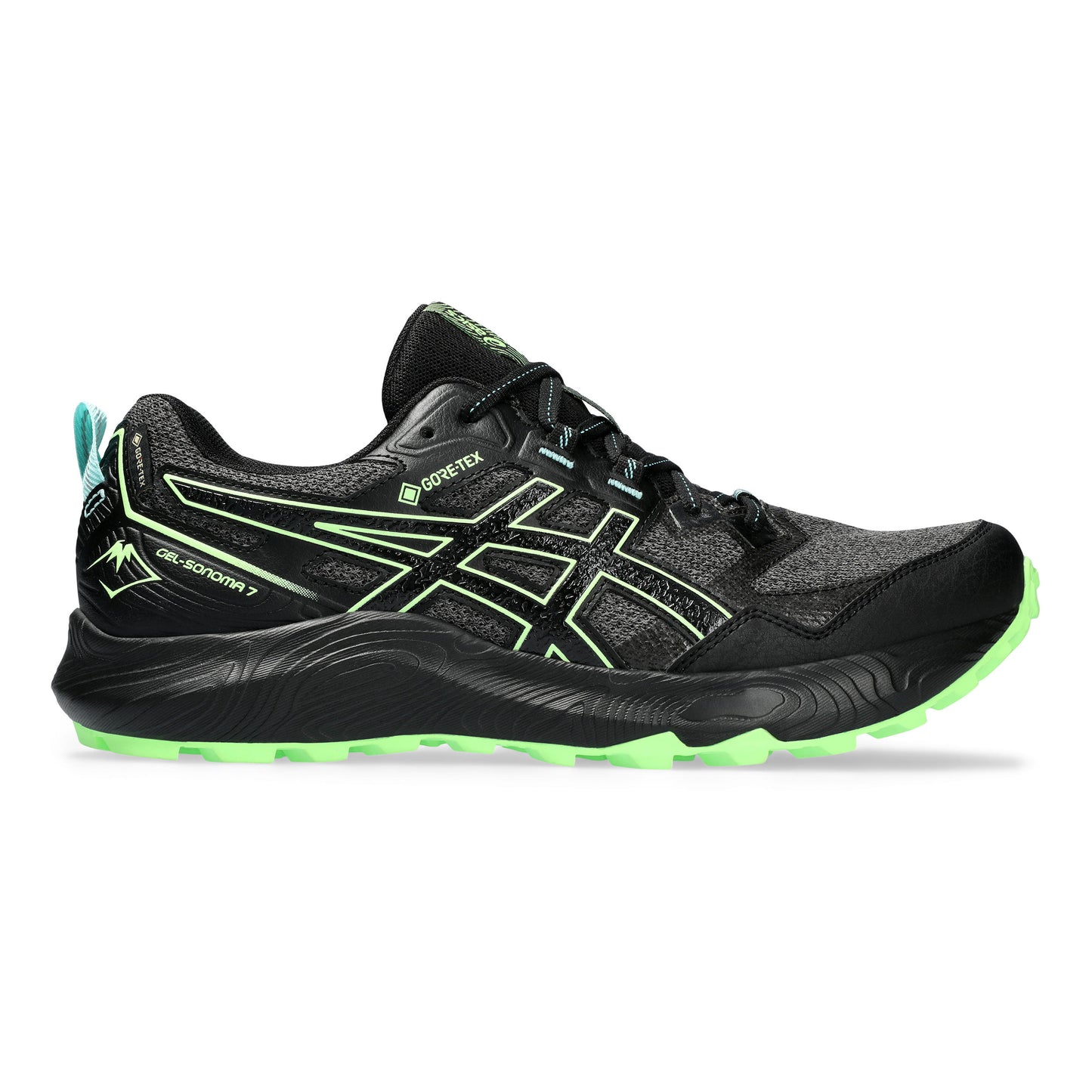 ASICS Gel-Sonoma 7 GTX Zapatilla trail Hombres - negro, verde neón