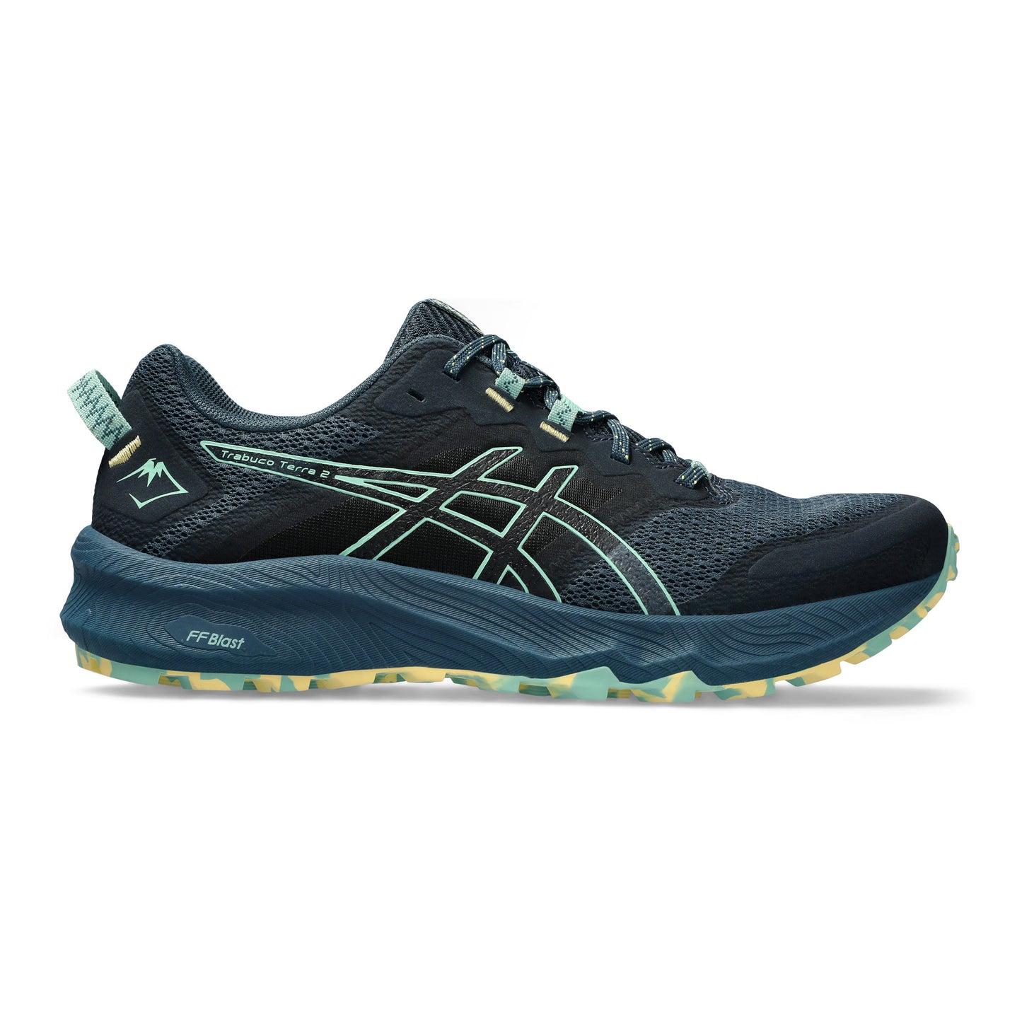 ASICS Trabuco Terra 2 Zapatilla trail Hombres - color petróleo, mint