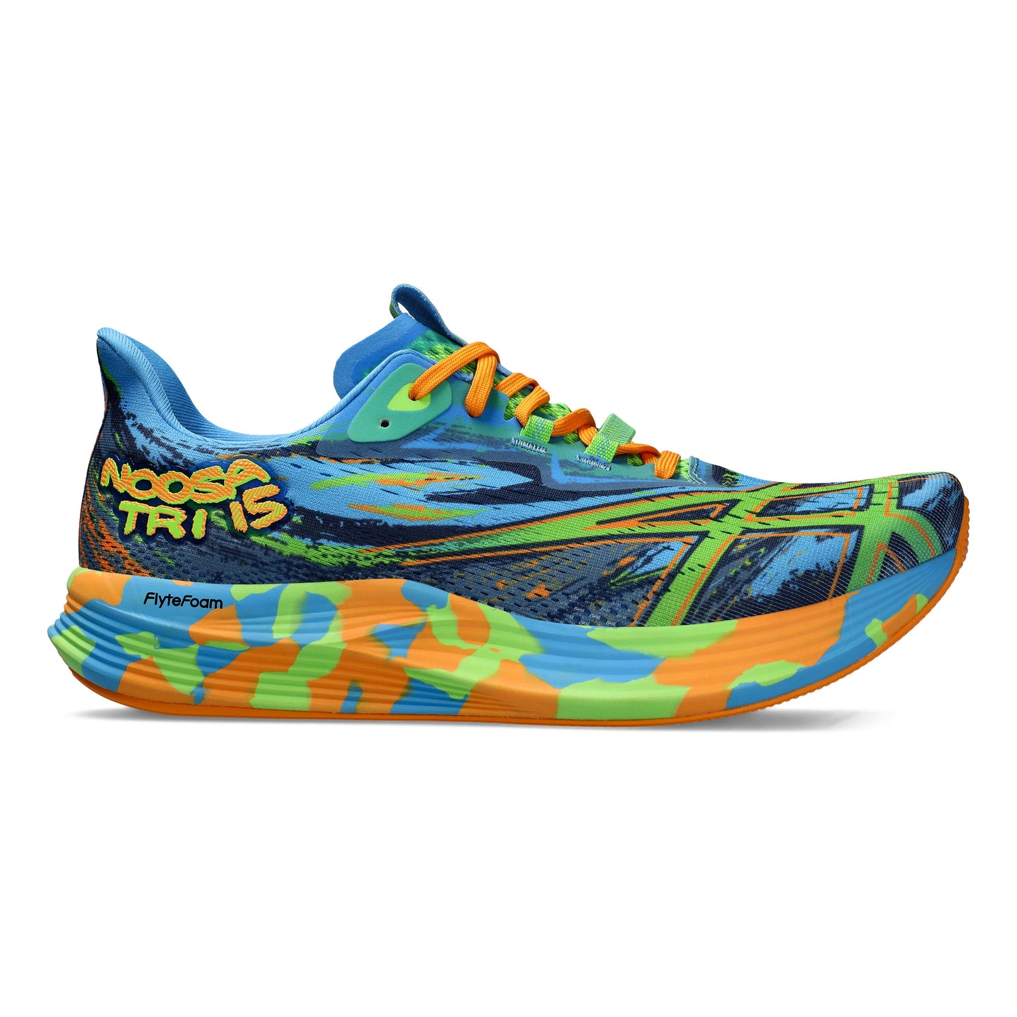 ASICS Noosa Tri 15 Zapatilla de competición Hombres - azul oscuro, verde