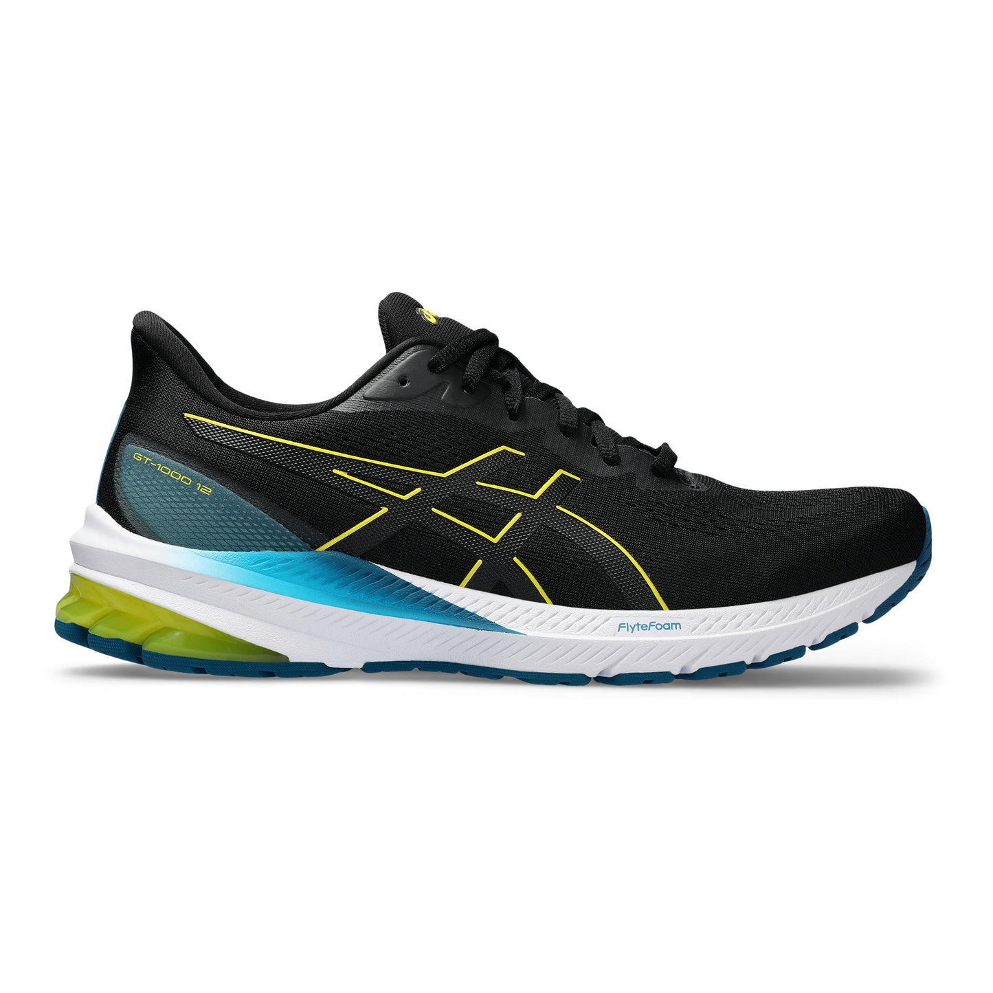 ASICS GT-1000 12 Zapatilla de estabilidad Hombres - negro, amarillo