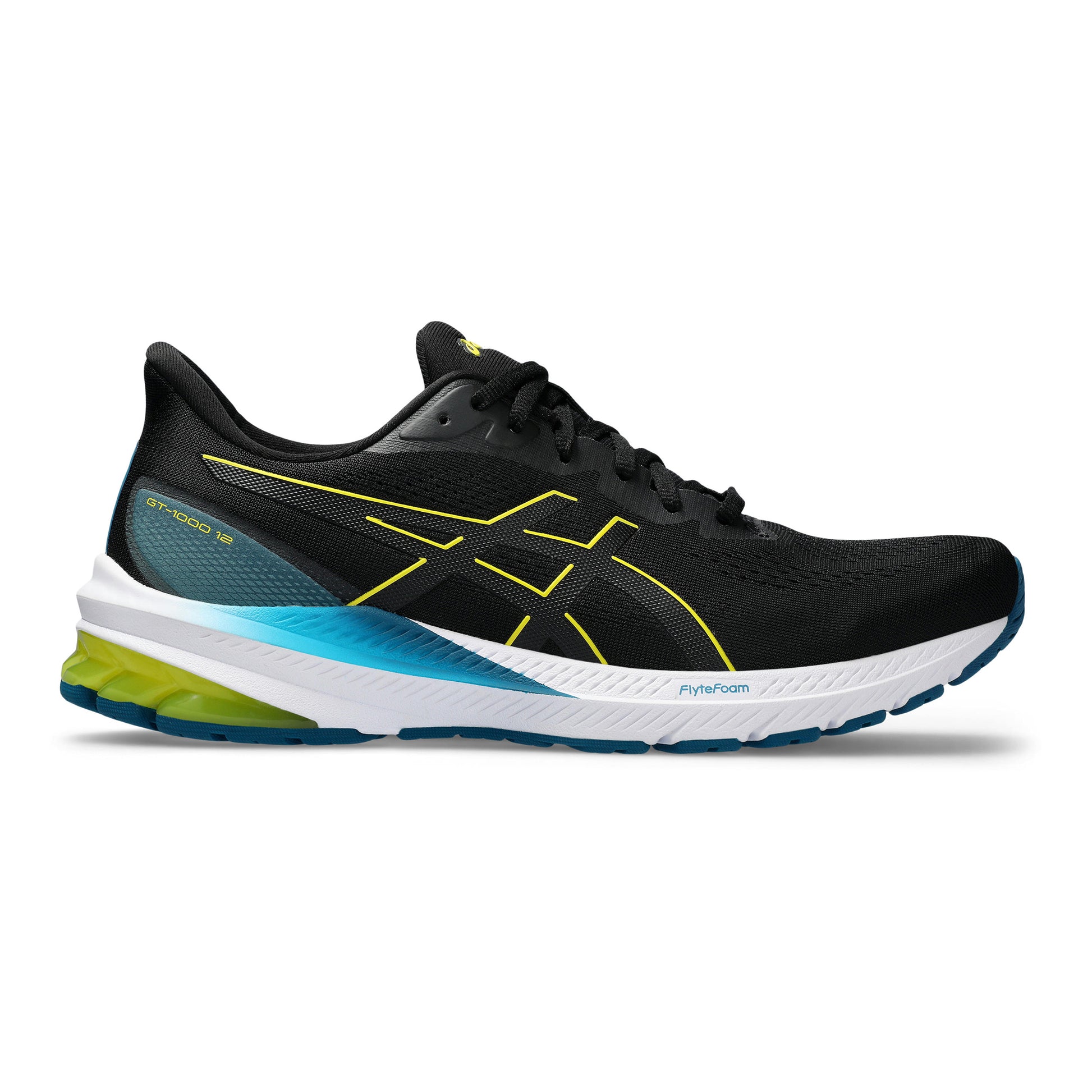 ASICS GT-1000 12 Zapatilla de estabilidad Hombres - negro, amarillo
