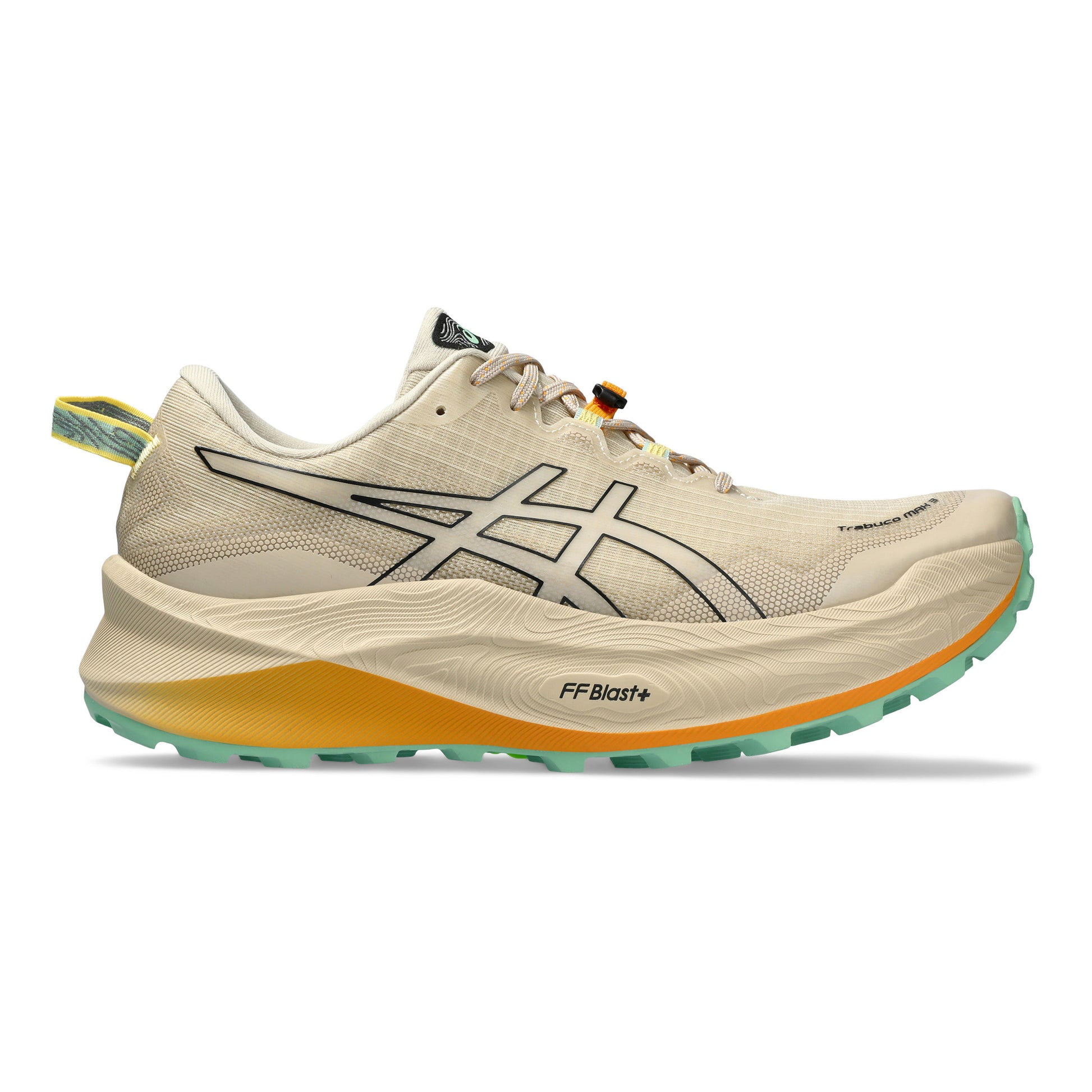 ASICS Trabuco Max 3 Zapatilla trail Hombres - gris, naranja