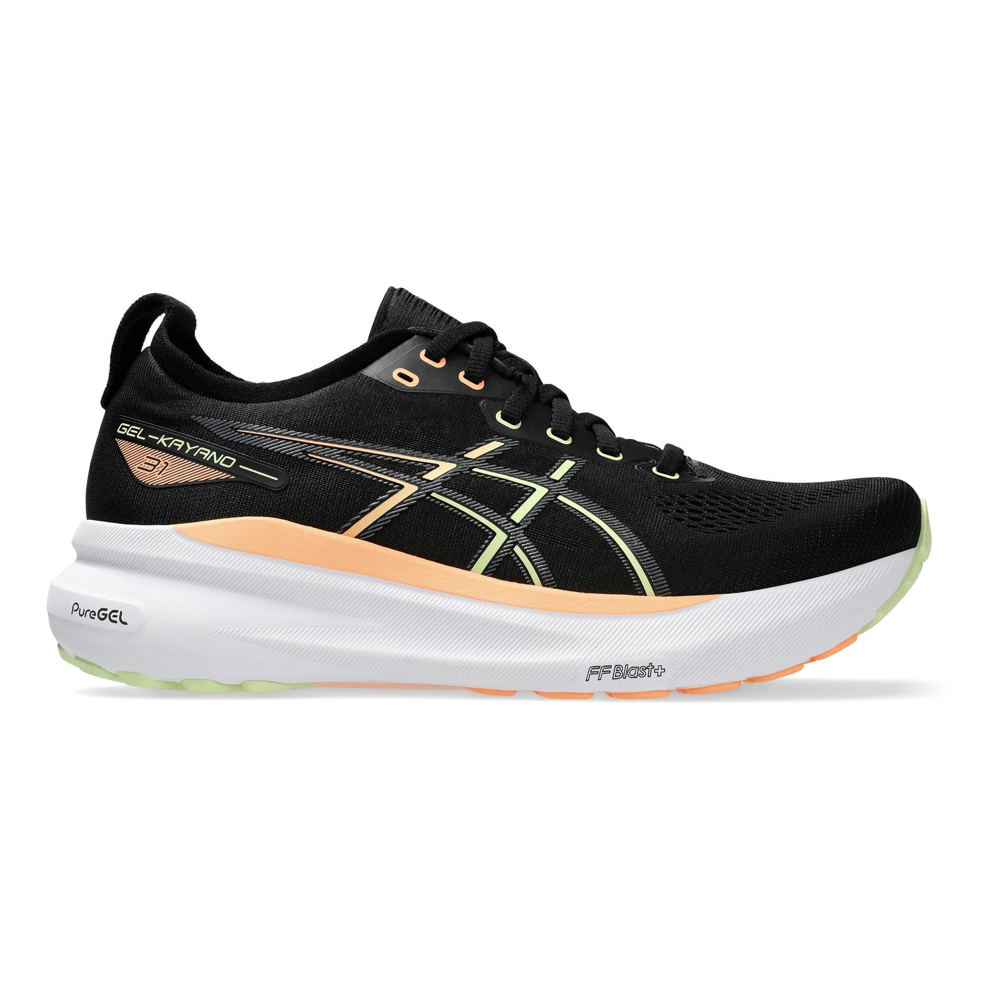 ASICS Gel-Kayano 31 Zapatilla de estabilidad Hombres - negro, naranja