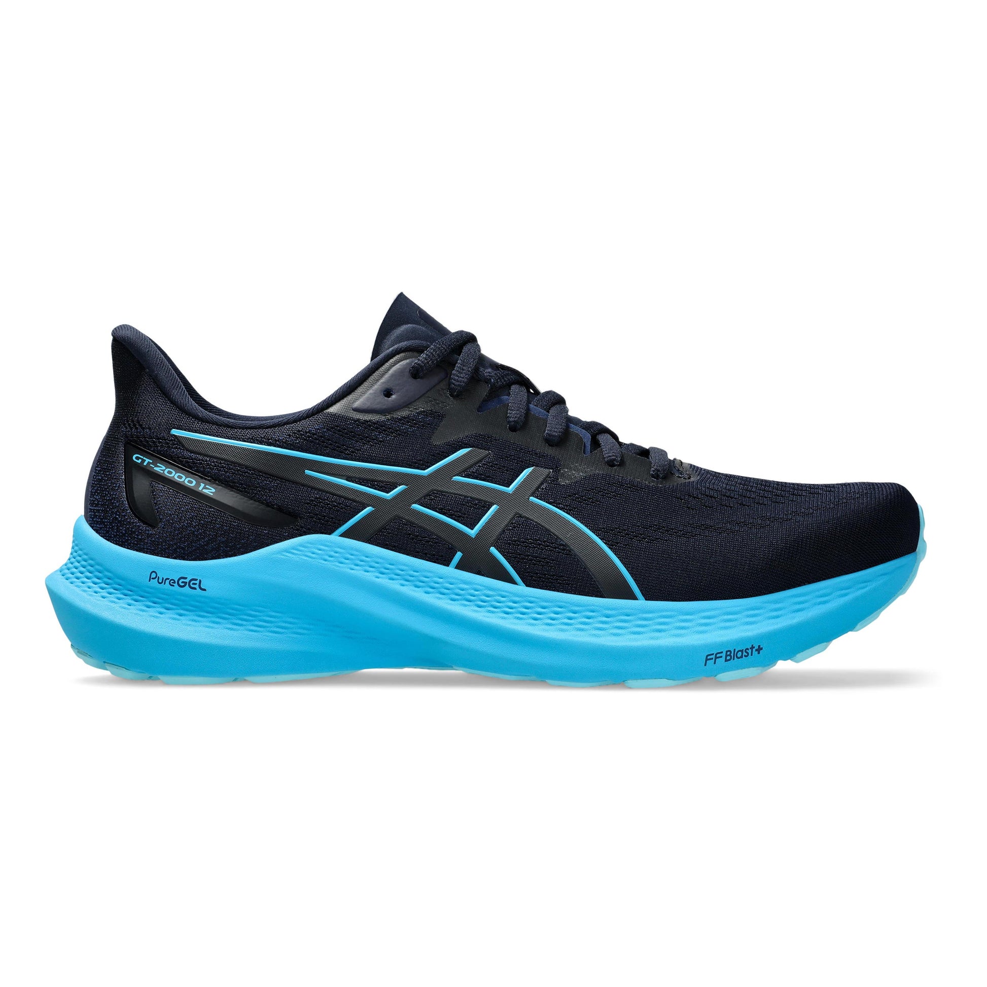 ASICS GT-2000 12 Zapatilla de estabilidad Hombres - azul oscuro, turquesa