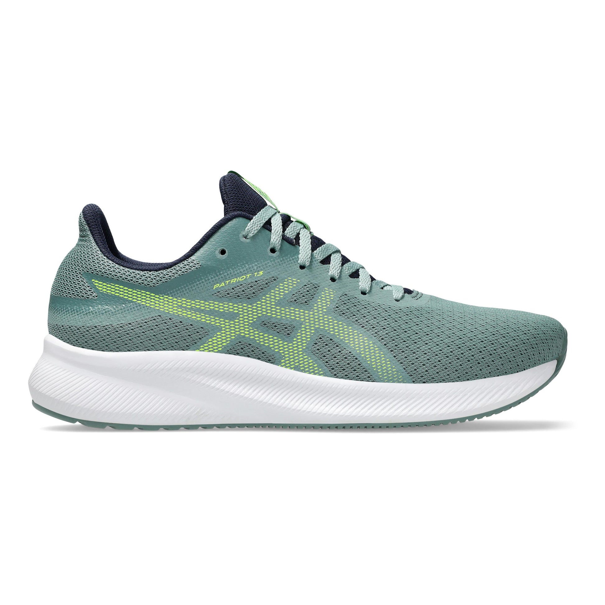 ASICS Patriot 13 Zapatilla neutral Hombres - gris, verde