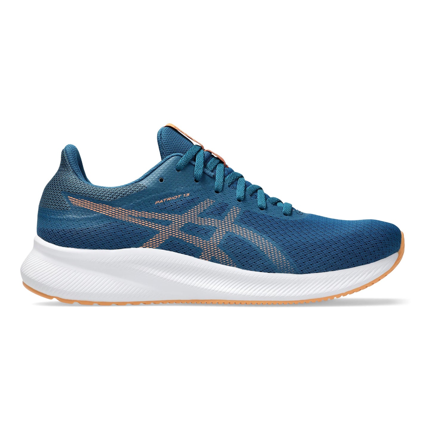 ASICS Patriot 13 Zapatilla neutral Hombres - azul oscuro, naranja
