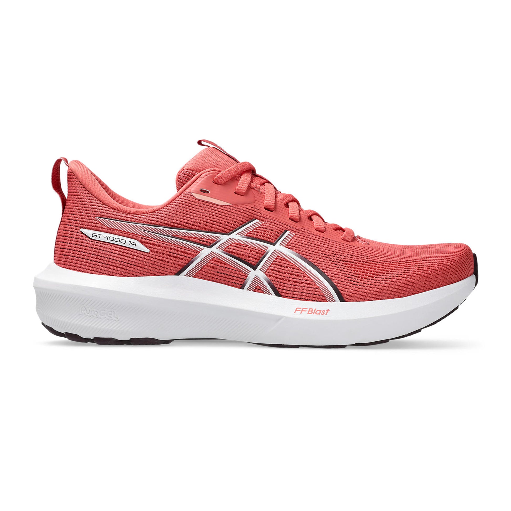 ASICS GT-1000 14 Zapatilla de estabilidad Mujeres - coral, gris