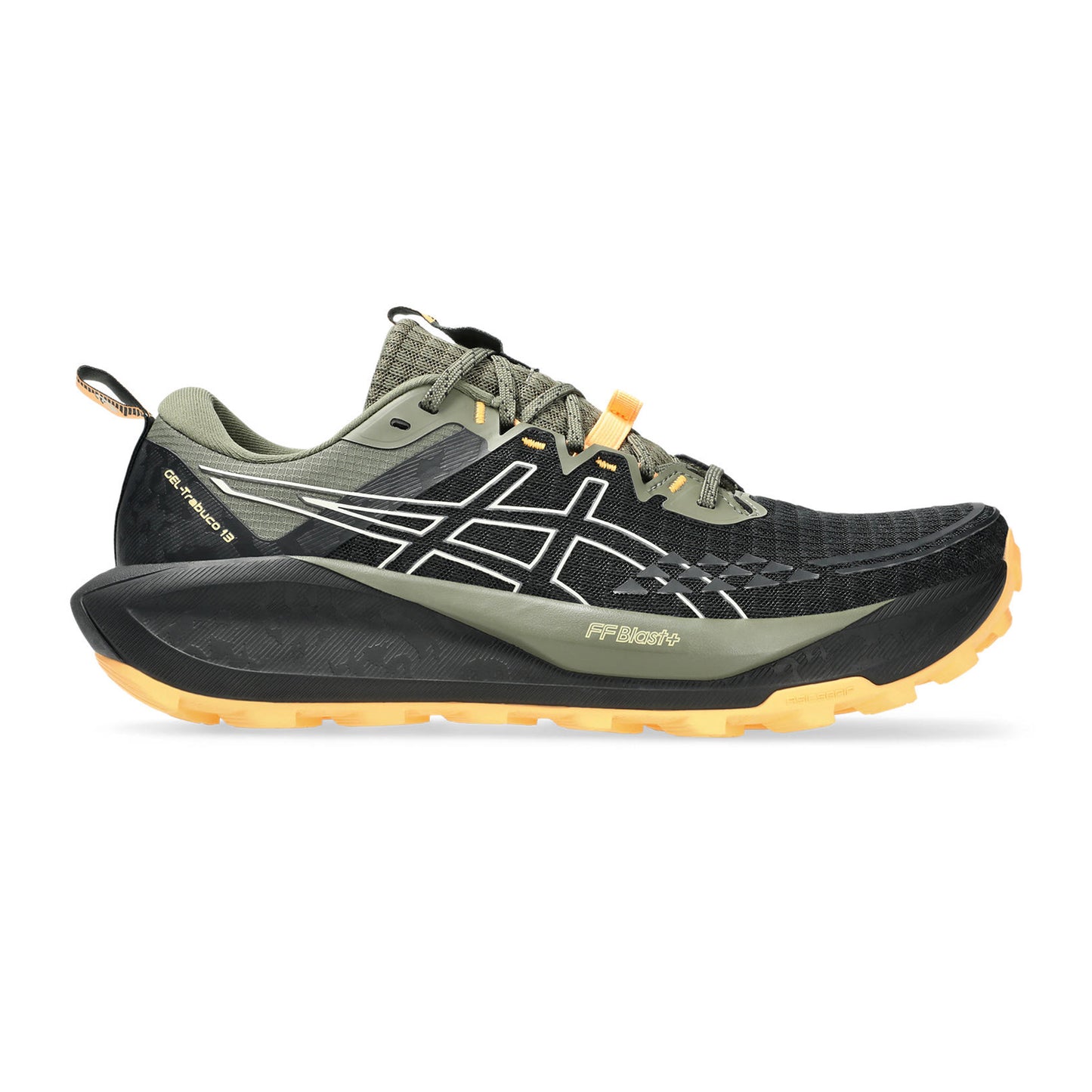ASICS Gel-Trabuco 13 Zapatilla Trail Hombres-Negro,Caqui