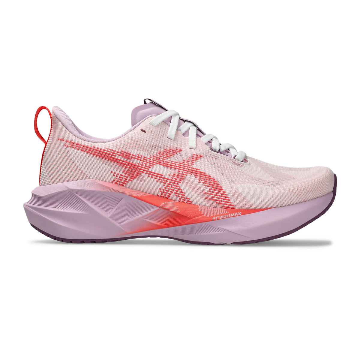 ASICS Novablast 5 Zapatilla neutral Mujeres - blanco, coral