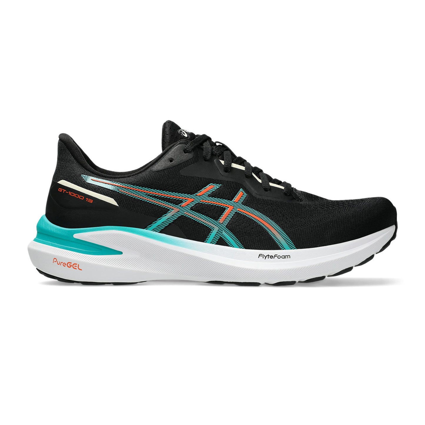 ASICS GT-1000 13 Zapatilla De Estabilidad Hombres-Negro,Azul