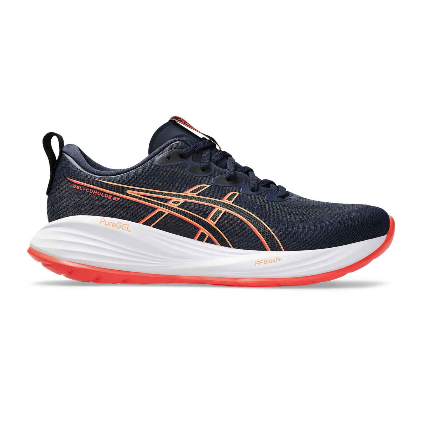 ASICS Gel-Cumulus 27 Zapatilla Neutral Hombres-Azul Oscuro,Coral