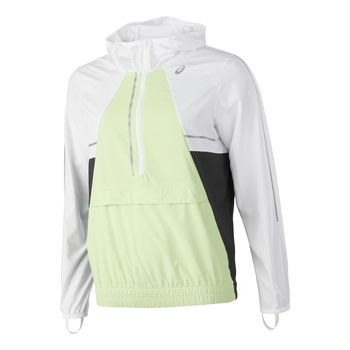 ASICS Summer Lite-Show Chaqueta para correr Mujeres - blanco, lima