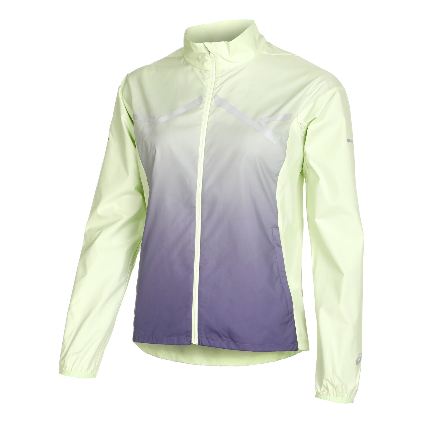 ASICS Lite-Show Chaqueta para correr Mujeres - verde, azul