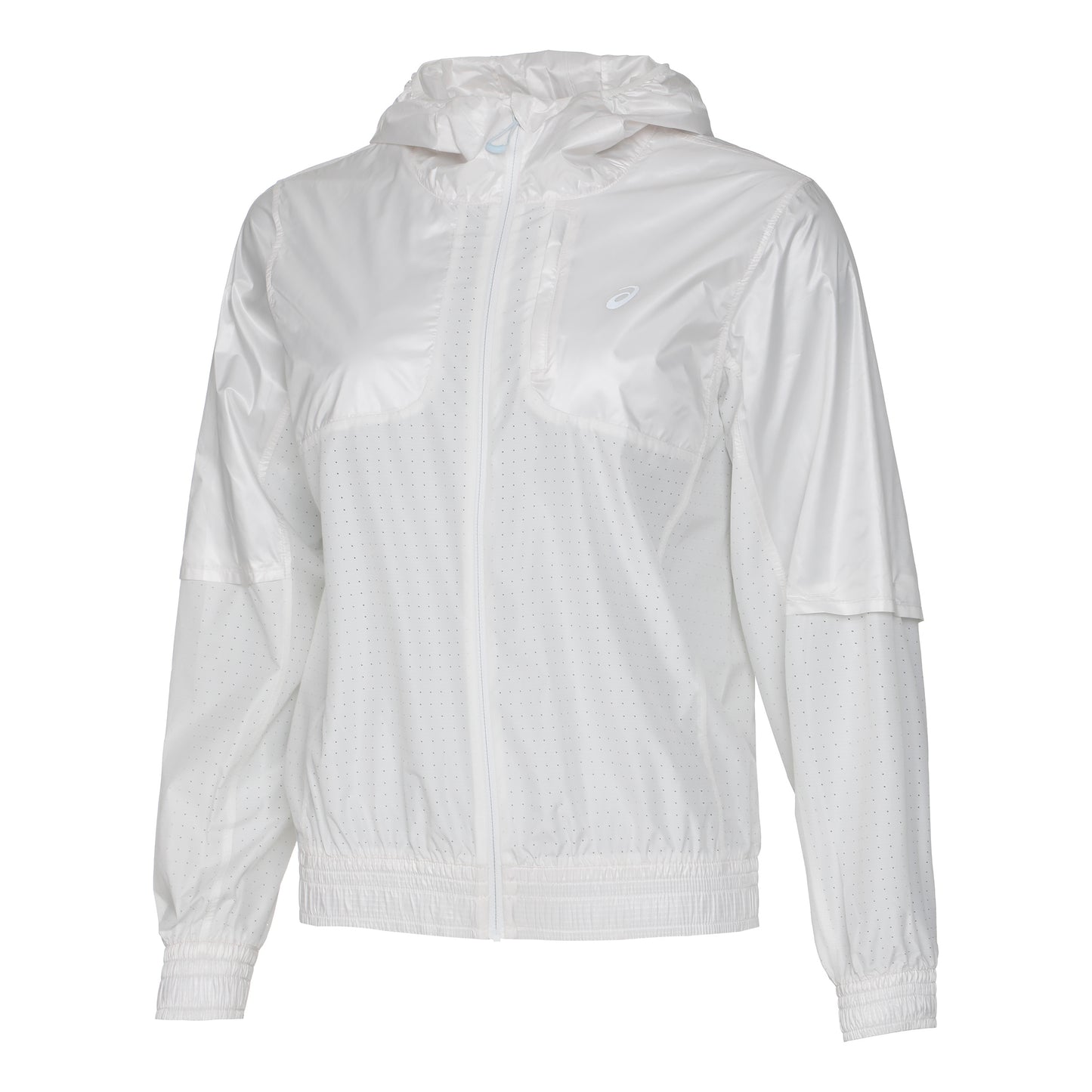 ASICS Nagino Run Chaqueta para correr Mujeres - blanco,