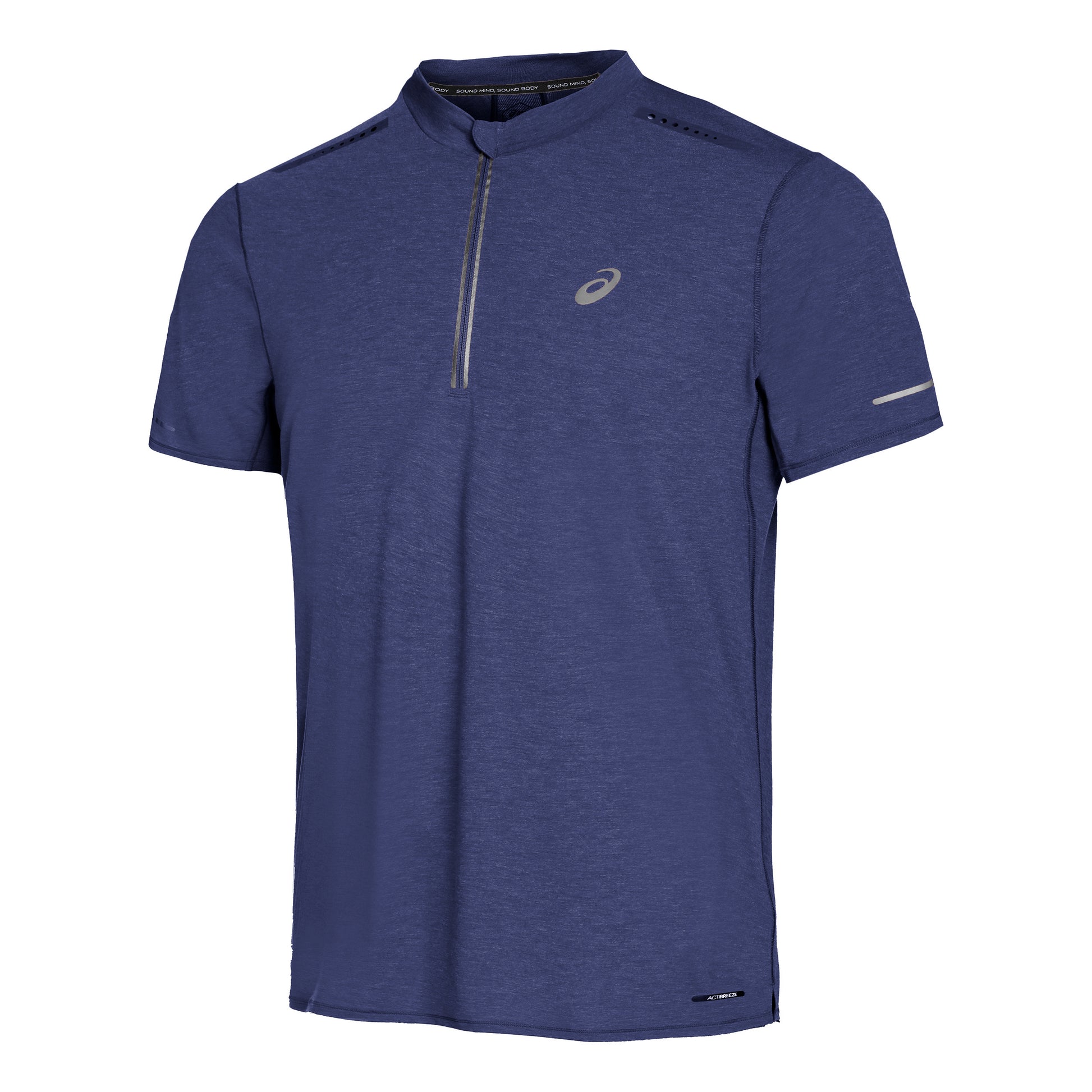 ASICS Metarun Half-Zip Camiseta de running Hombres - azul,