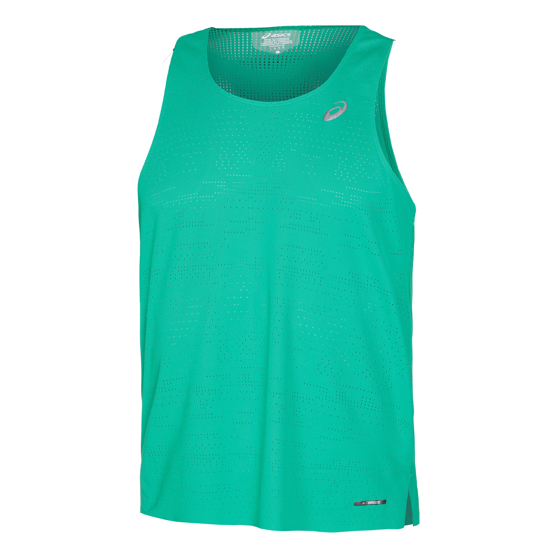 ASICS Ventilate Actibreeze Camiseta de tirantes Hombres - verde,