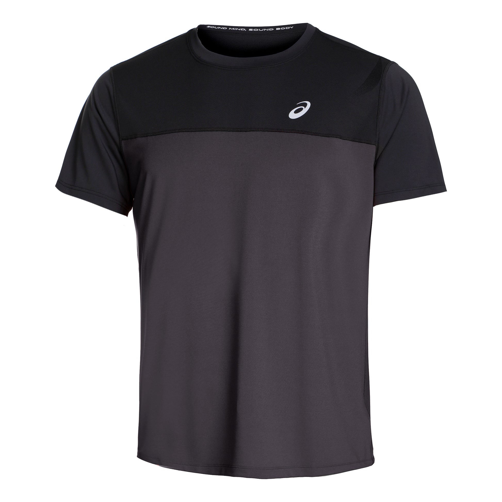 ASICS Race Camiseta de running Hombres - negro, gris