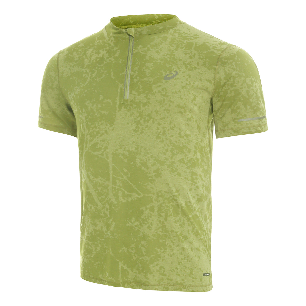 ASICS Metarun Half-Zip Pattern Camiseta de running Hombres - oliva,