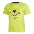 Fujitrail Logo Camiseta de running Hombres - amarillo neón, negro