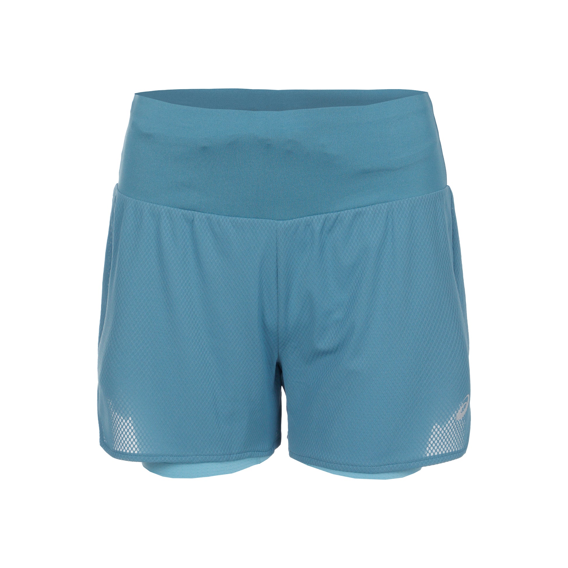ASICS Ventilate 2in1 3.5in Shorts Mujeres - azul,