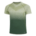 Seamless Camiseta de running Hombres - oliva, verde