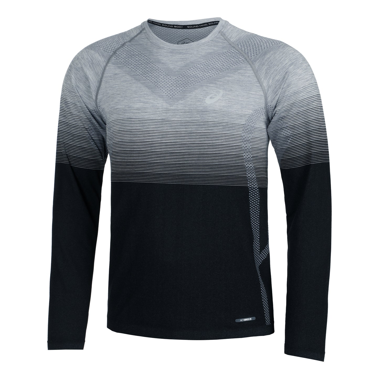 ASICS Seamless Camiseta de manga larga Hombres - negro, gris