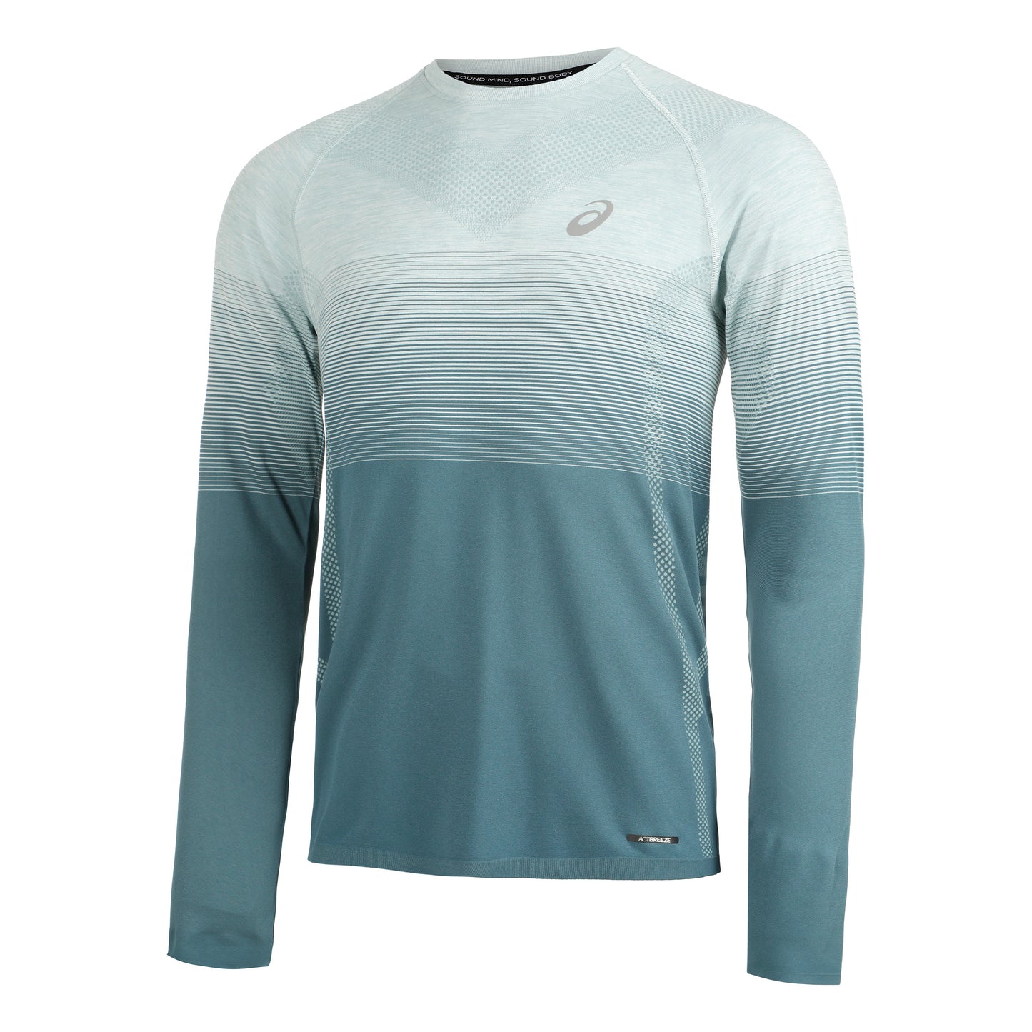 ASICS Seamless Camiseta de manga larga Hombres - turquesa, color petróleo