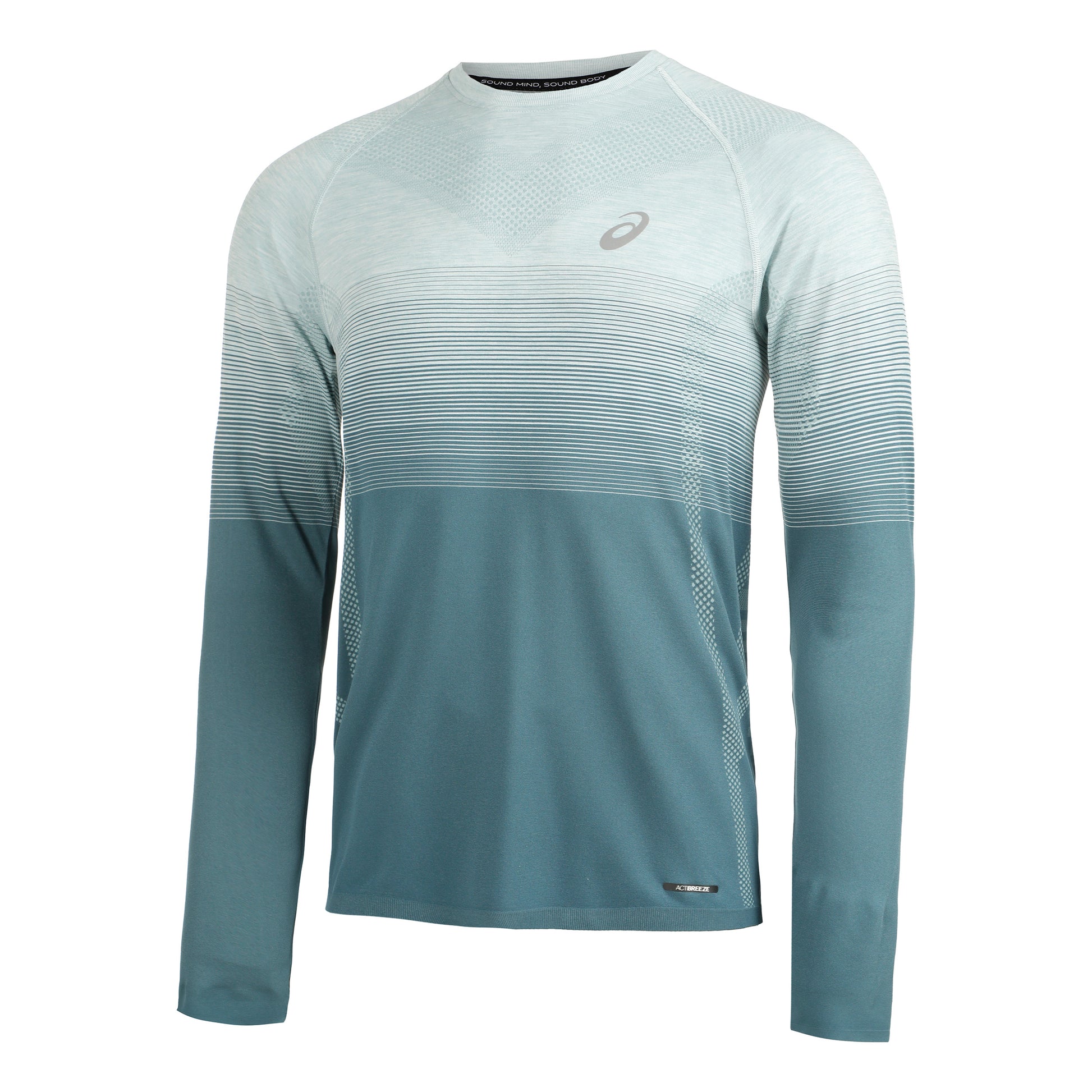 ASICS Seamless Camiseta de manga larga Hombres - turquesa, color petróleo