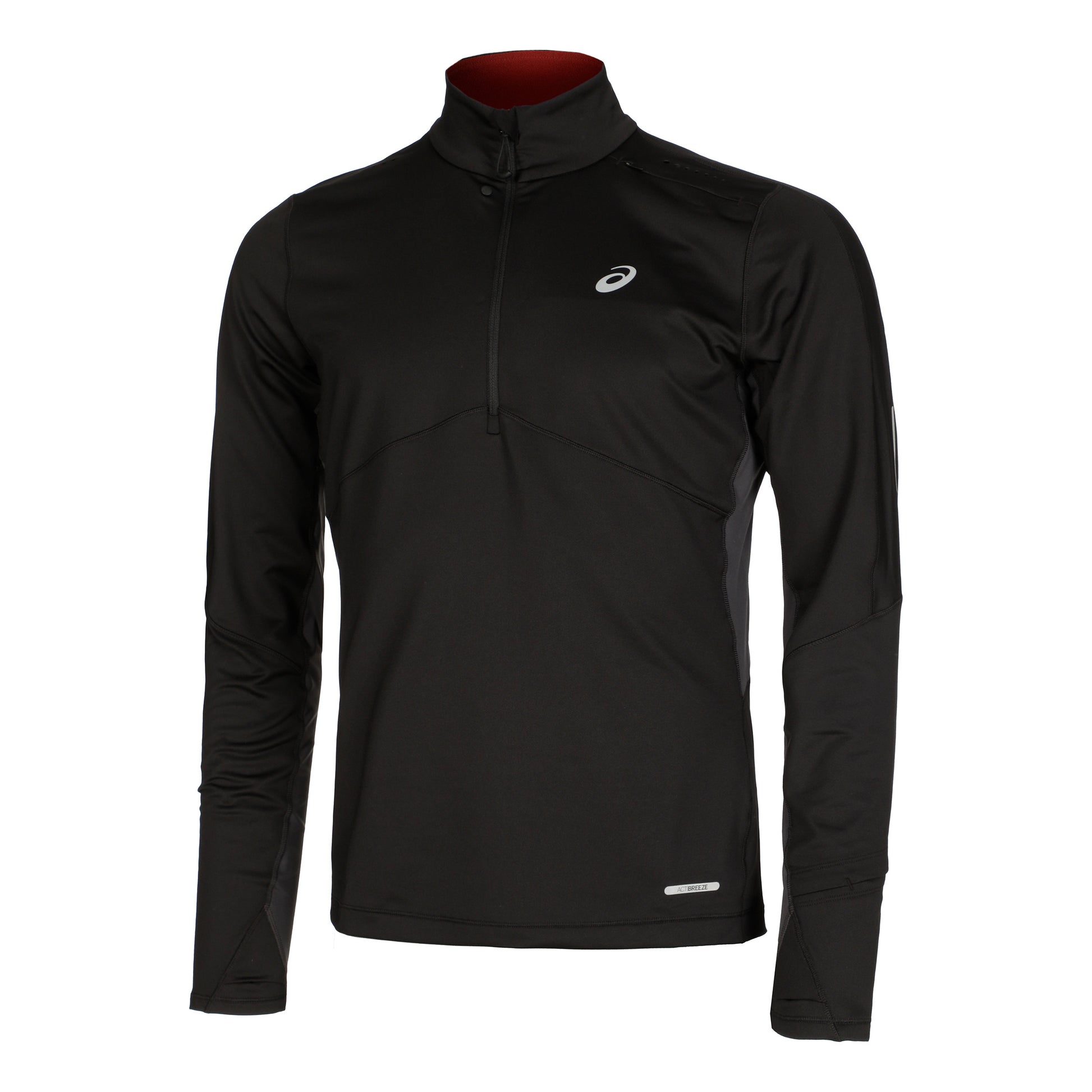 ASICS Winter Run Half-Zip Midlayer Top de running Hombres - negro, gris