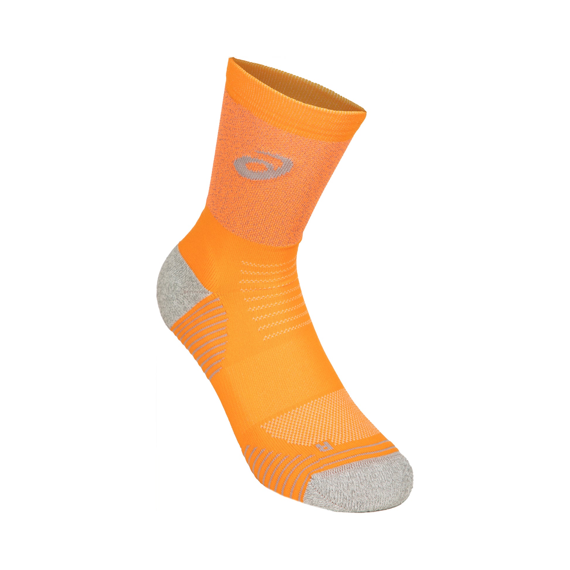 ASICS Lite-Show Run Crew Calcetines para correr Unisex - naranja,