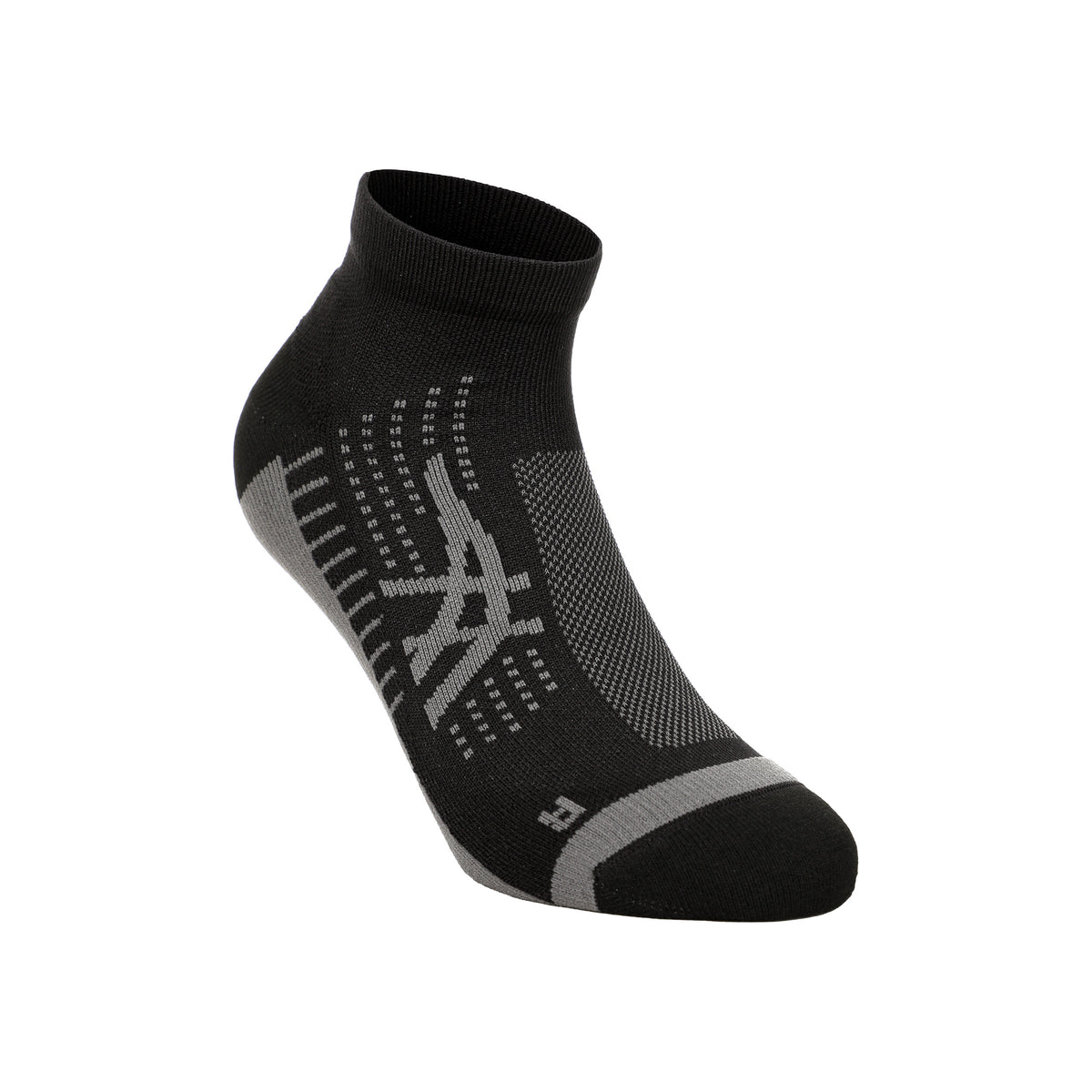 ASICS Icon Run Quarter Calcetines para correr Unisex - negro,