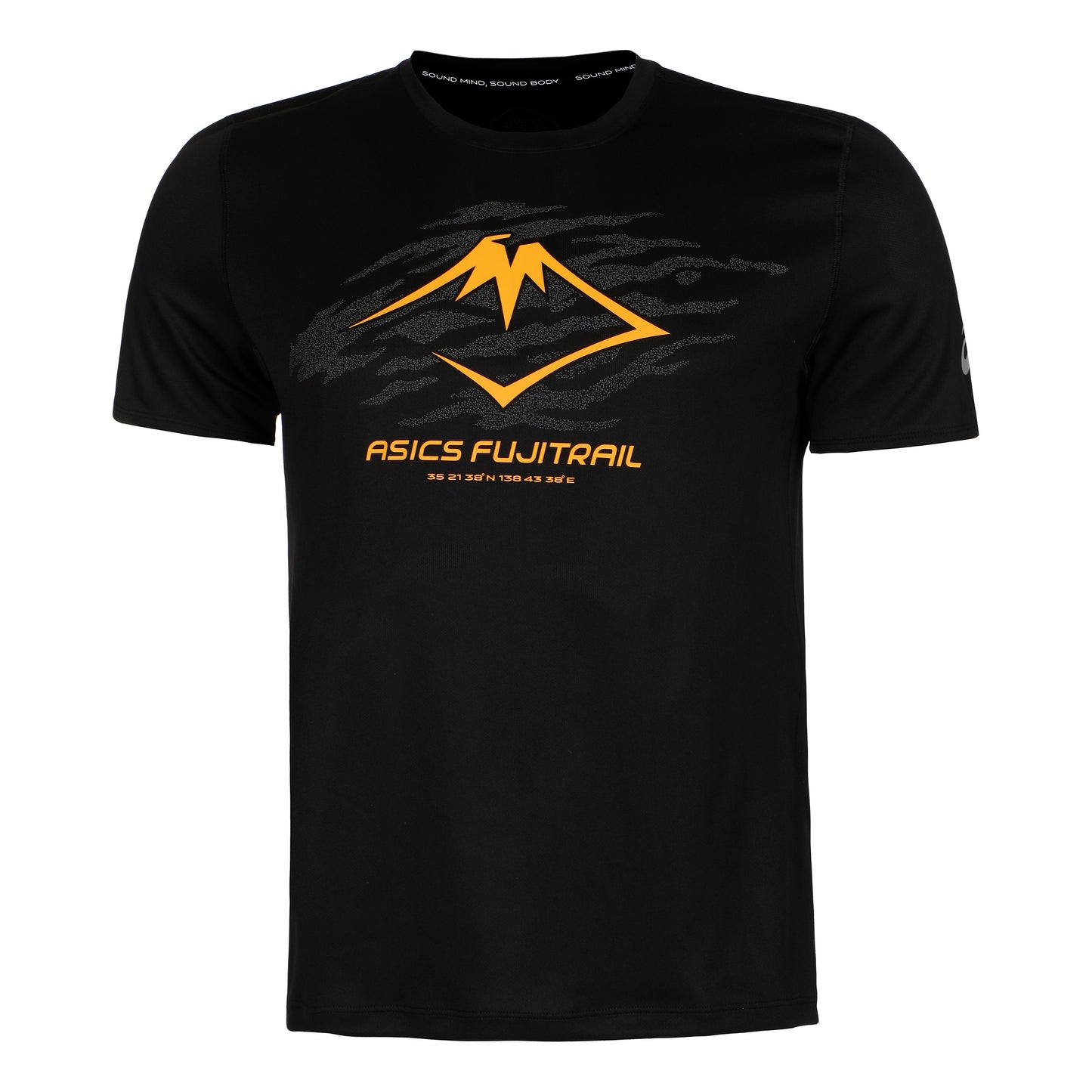 ASICS Fujitrail Logo Camiseta de running Hombres - negro,