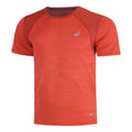 Road Camiseta de running Hombres - rojo, naranja