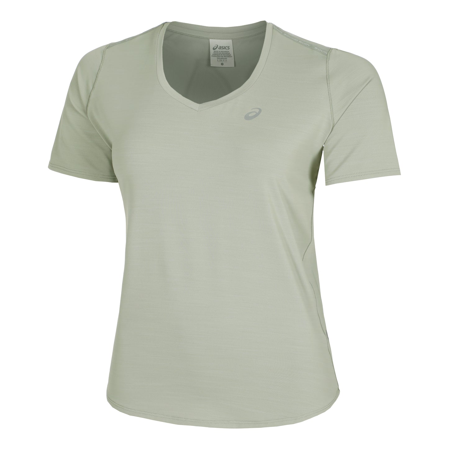 ASICS Road V-Neck Camiseta de running Mujeres - oliva,